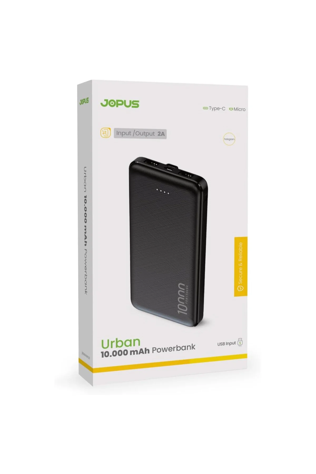 10000mAh Powerbank Led Işık Göstergeli Taşınabilir Hızlı Şarj Cih