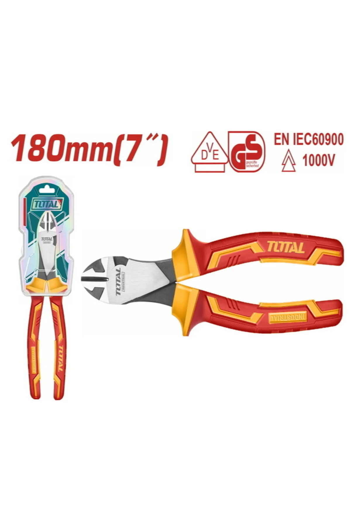 1000V VDE İZOLELİ YAN KESKİ 180MM THTIP2571 Yüksek Kalite NMS HIR