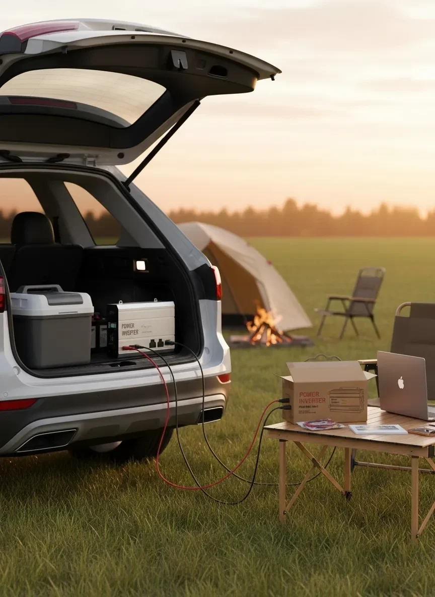1000W Tam Sinüs İnverter 12V AC Çevirici | Sessiz Fanlı, USB Çıkışlı, Araç Karavan Tekne Solar Uyumlu Güç İnverteri