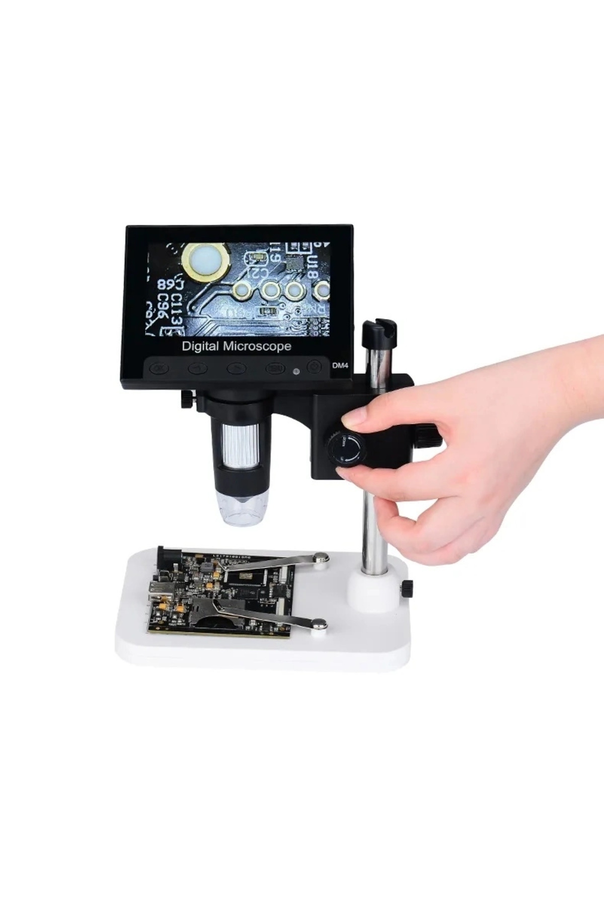 1000x 2.0mp Usb Dijital Elektronik Mikroskop 8 Lcd Ekran Vga Büyü