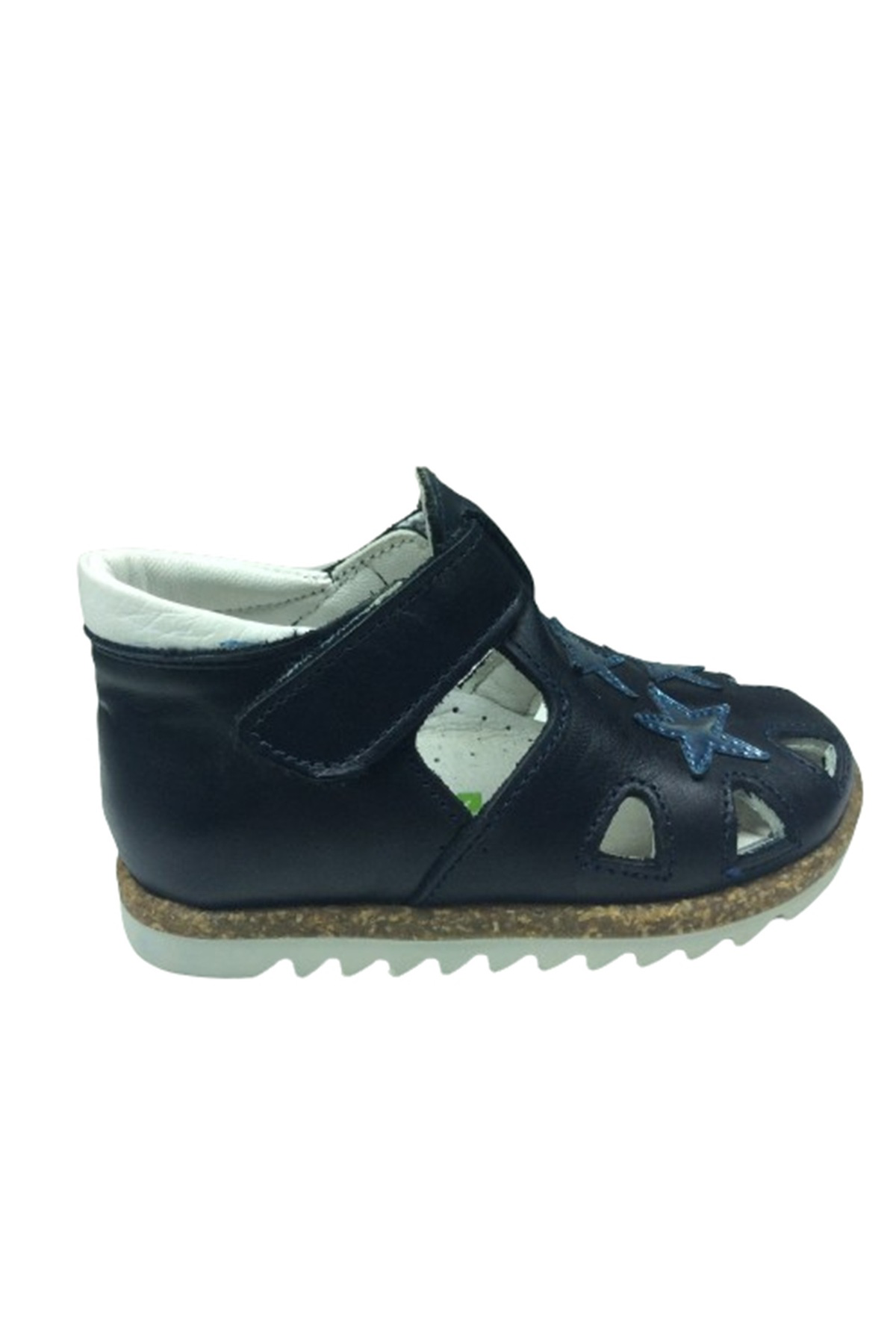 Ortopedikal 1001 Bebe Erkek Çocuk Sandalet Lacivert Bilekten Cırtlı