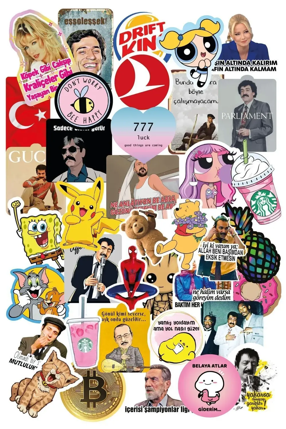 1001MODEL Karışık 50 Adet Dekoratif Oto Kokusu Ve Oto Aksesuarı