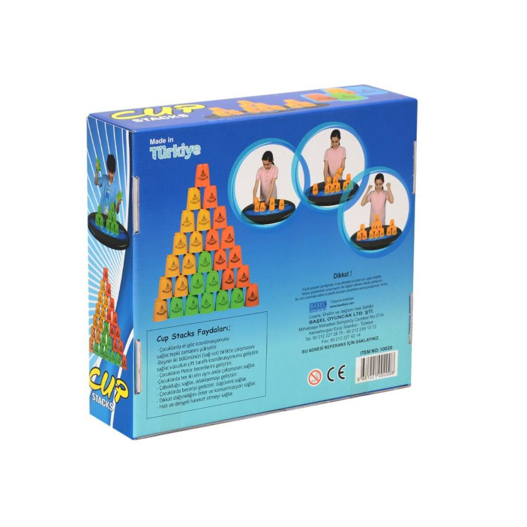 10020 Başel, Cup Stacks Bardak Oyunu