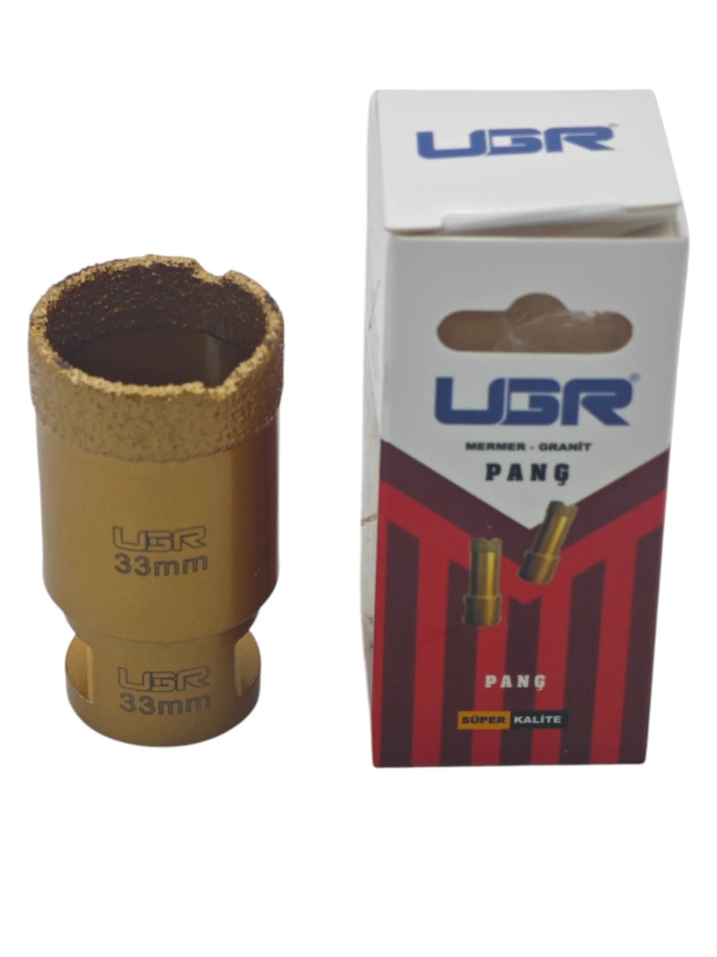 10033   UGR M14 Uçlu Mermer-Granit Panç 33mm