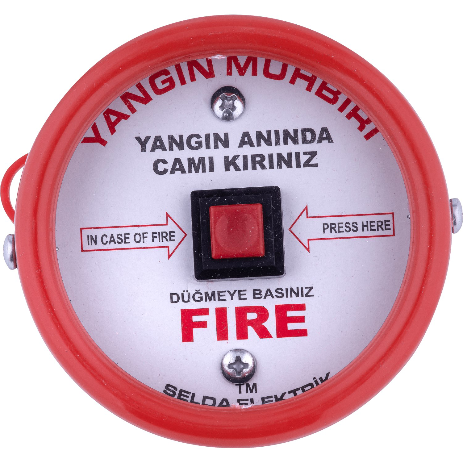 Evimdeyokyok 1005-220V İkaz Butonu (Yuvarlak) Tdrtr