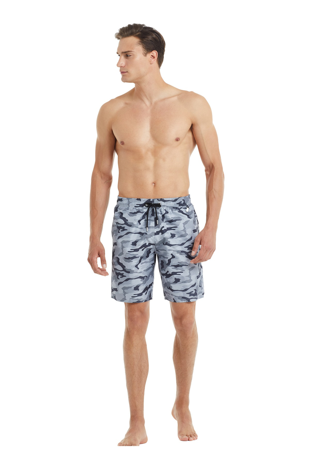 Blackspade 10051 Normal Bel Baskılı Çok Renkli Erkek Şort Mayo