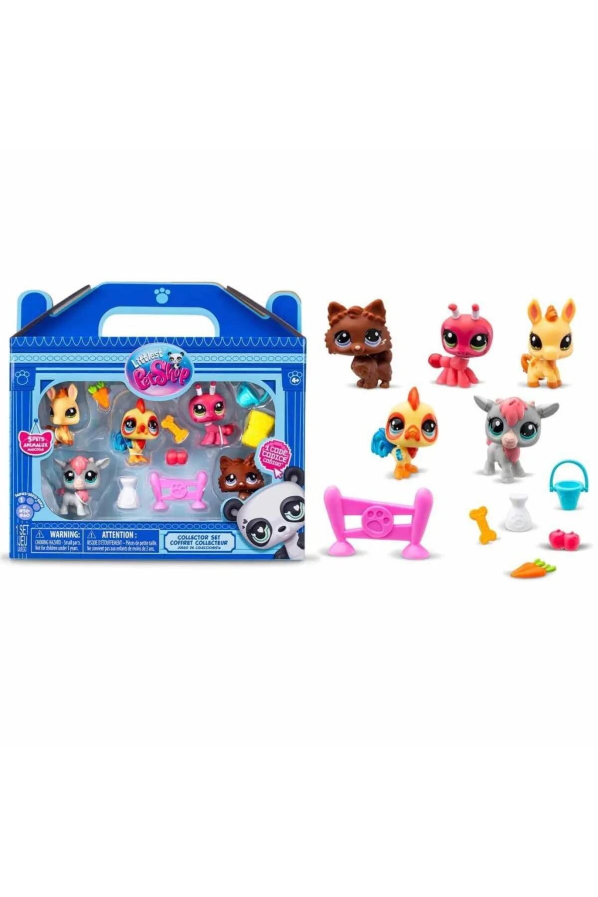1005103 Littlest Pet Shop Minişler 5'li Figür Seti S1 Çiftlik Tem 1005103 Littlest Pet Shop Minişler 5'li Figür Seti S1 Çiftlik Tem