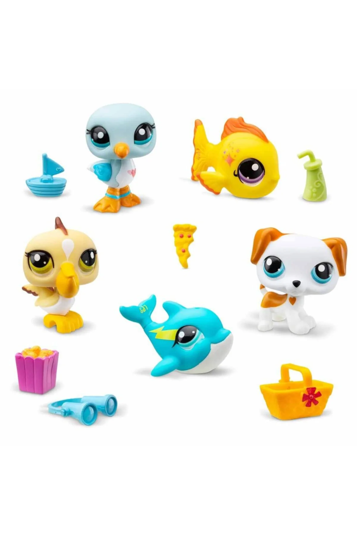 1005103 Littlest Pet Shop Minişler 5'li Figür Seti S1 Çiftlik Tem 1005103 Littlest Pet Shop Minişler 5'li Figür Seti S1 Çiftlik Tem