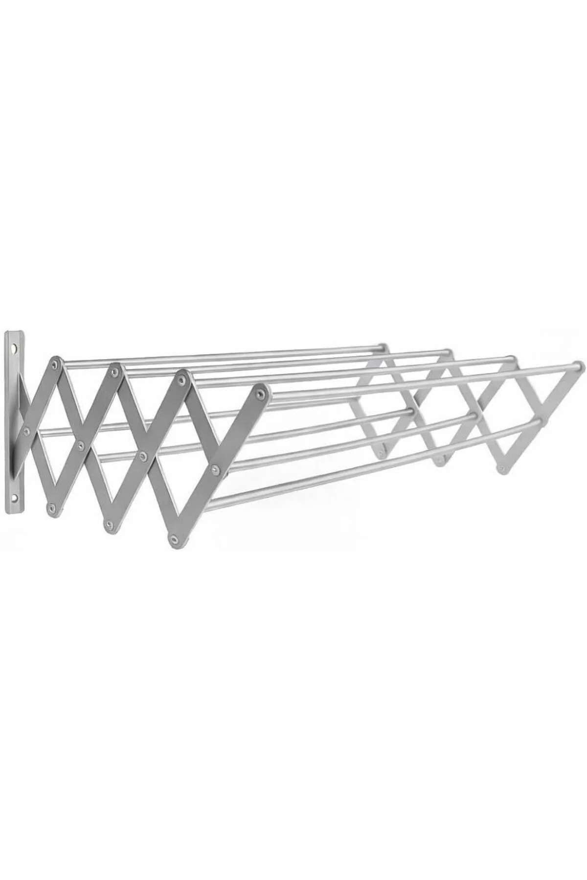 100cm x 9 gözlü Akordiyon Tipi Çamaşır Kurutma Askısı Orjinal alü