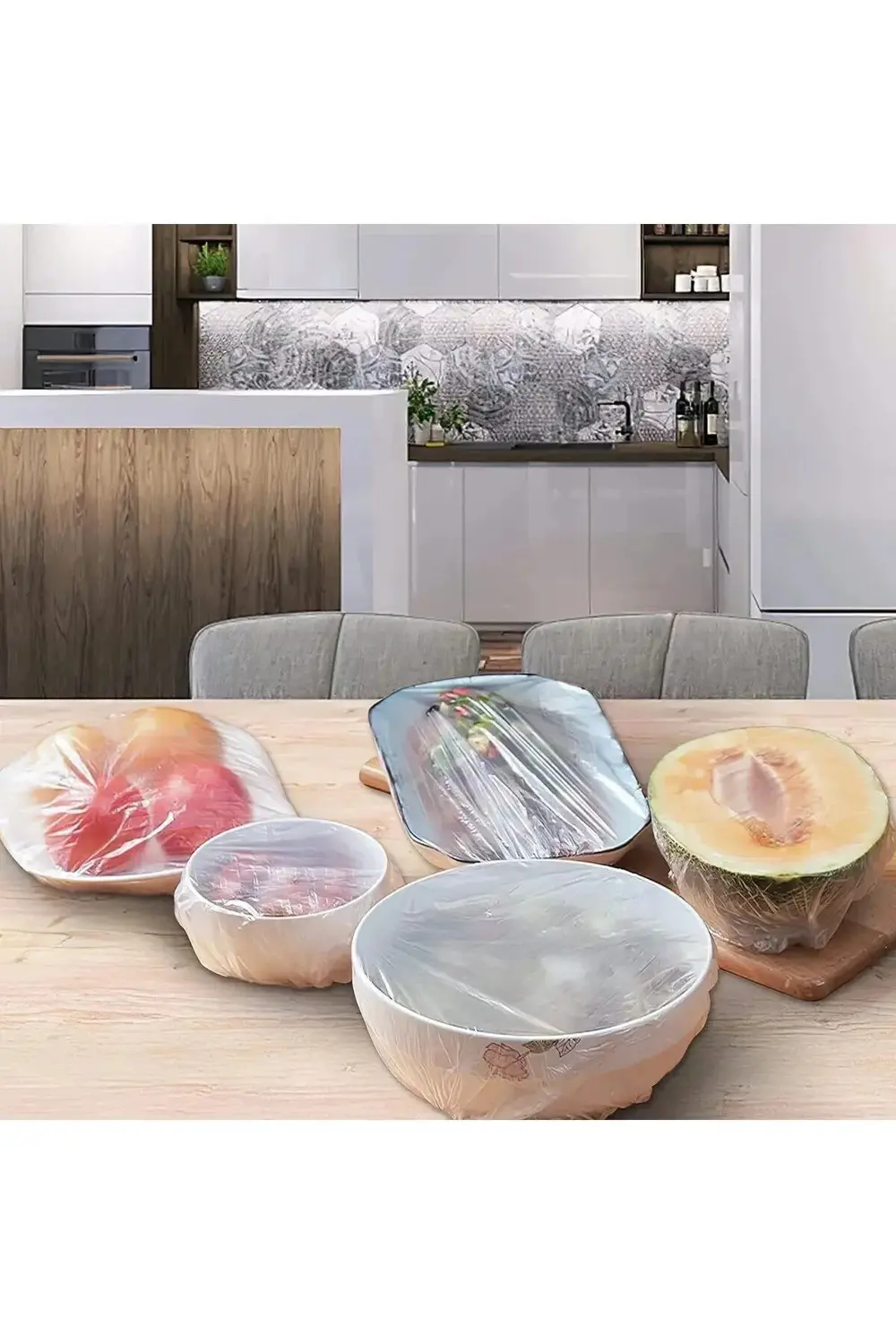 100’lü Pratik Tazeliği Koruyan Tencere ve Tabak Bonesi – Çok Amaç