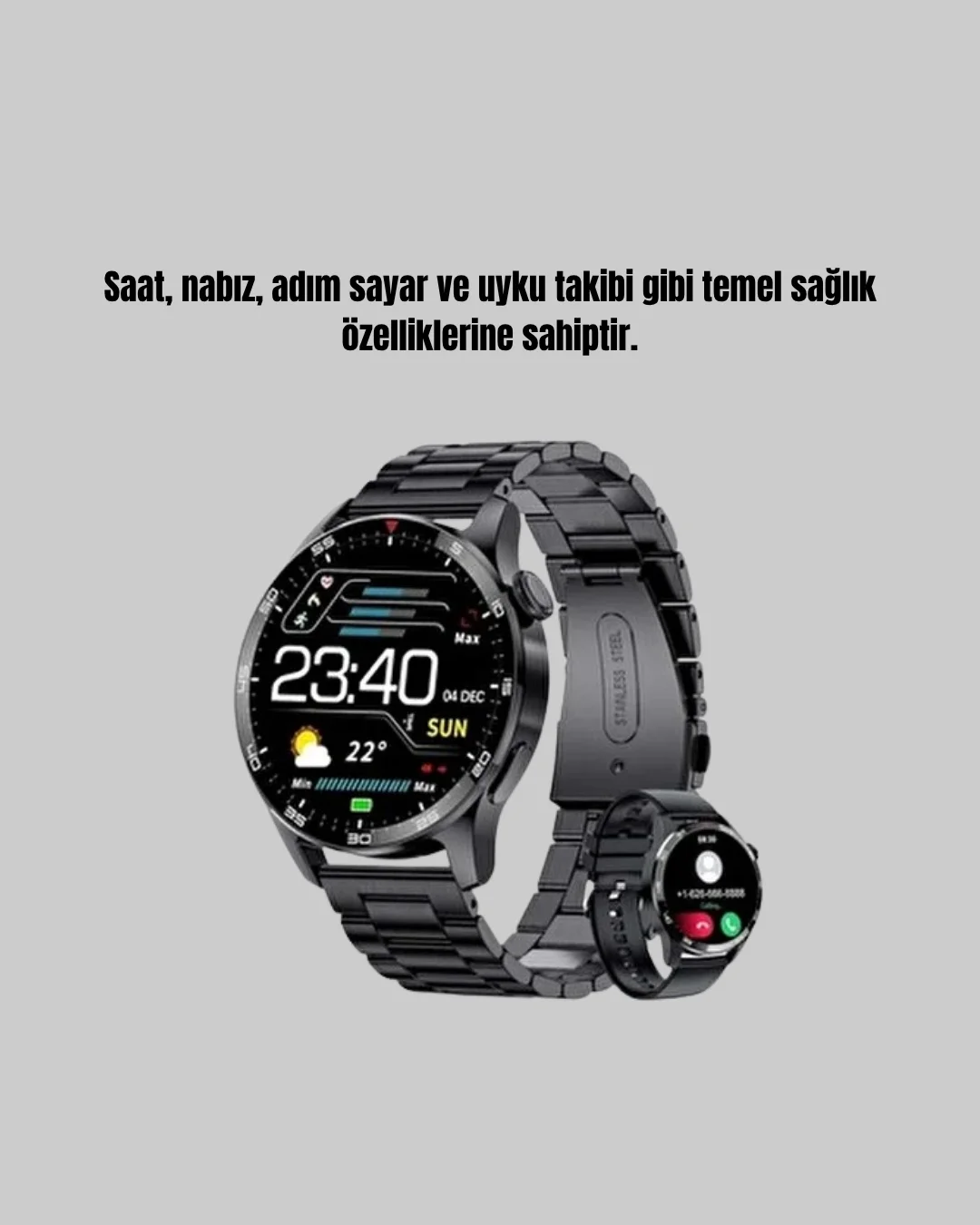 100mAh Şarjlı Akıllı Saat – Mesaj Bildirimi, Müzik Kontrolü ve Ergonomik Tasarım 100mAh Şarjlı Akıllı Saat – Mesaj Bildirimi, Müzik Kontrolü ve Ergonomik Tasarım