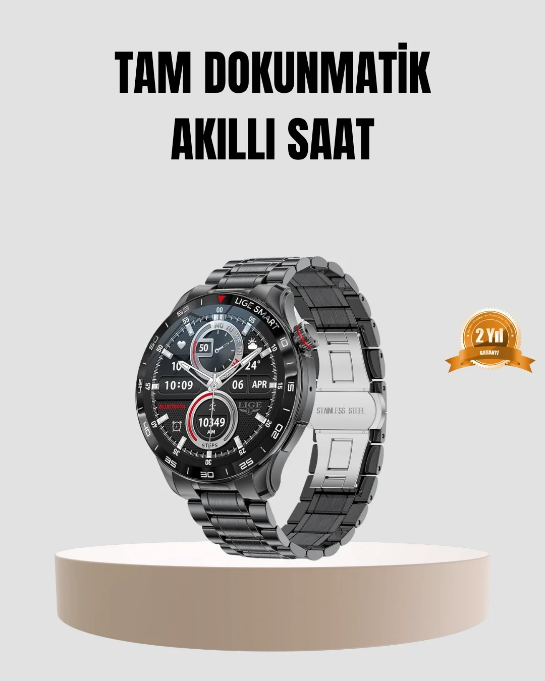 100mAh Şarjlı Akıllı Saat – Mesaj Bildirimi, Müzik Kontrolü ve Ergonomik Tasarım 100mAh Şarjlı Akıllı Saat – Mesaj Bildirimi, Müzik Kontrolü ve Ergonomik Tasarım