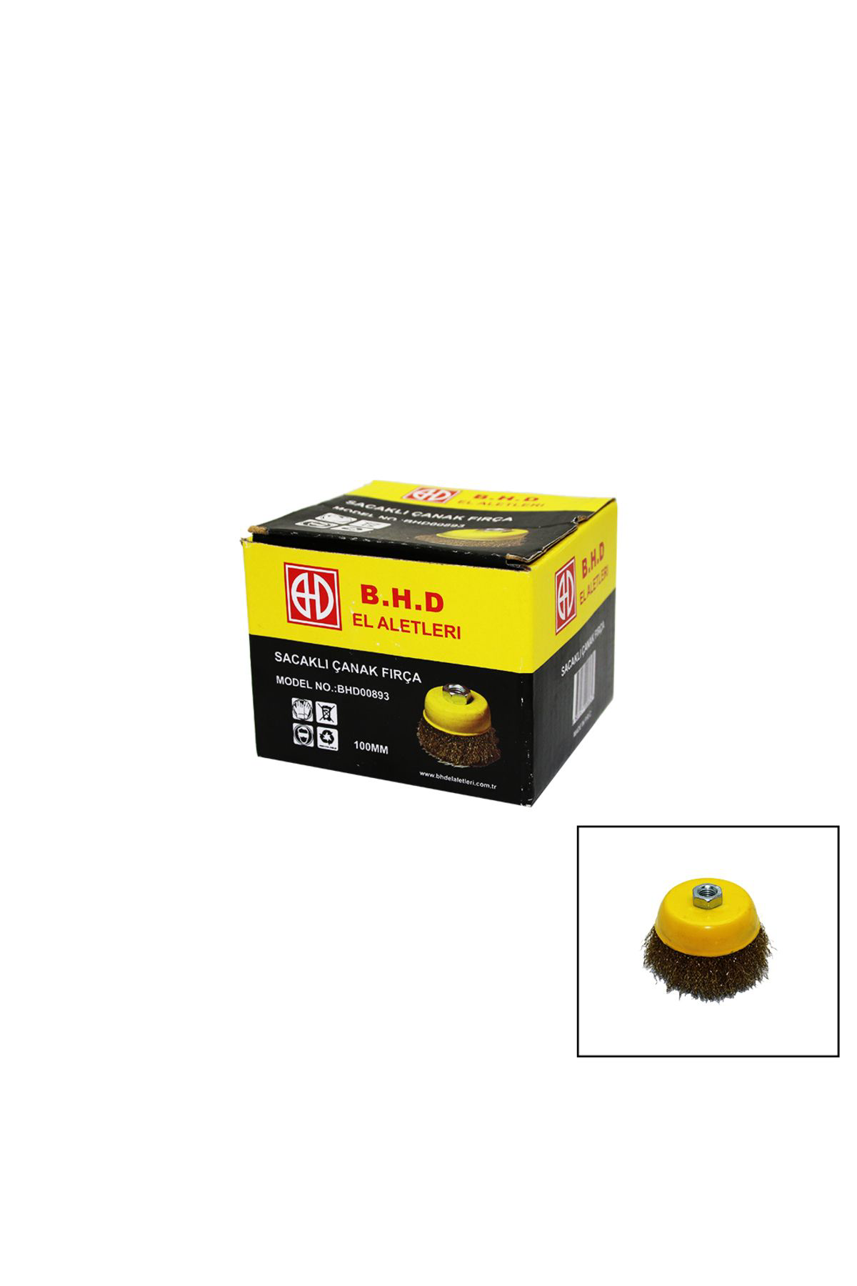 Ok Aksesuar 100Mm Saçakli Çanak Firça Go50606727310