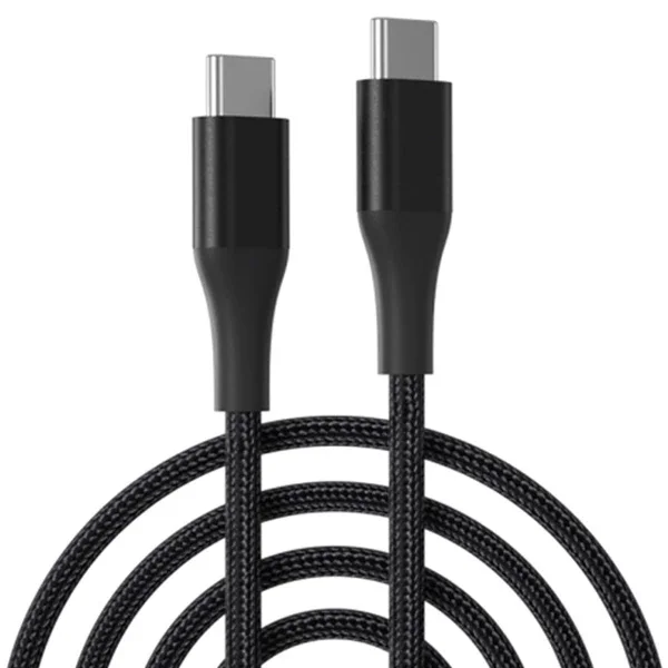 100W 5A USB-C Kevlar Şarj Kablosu – 1m PD Hızlı Şarj & Veri Aktarım