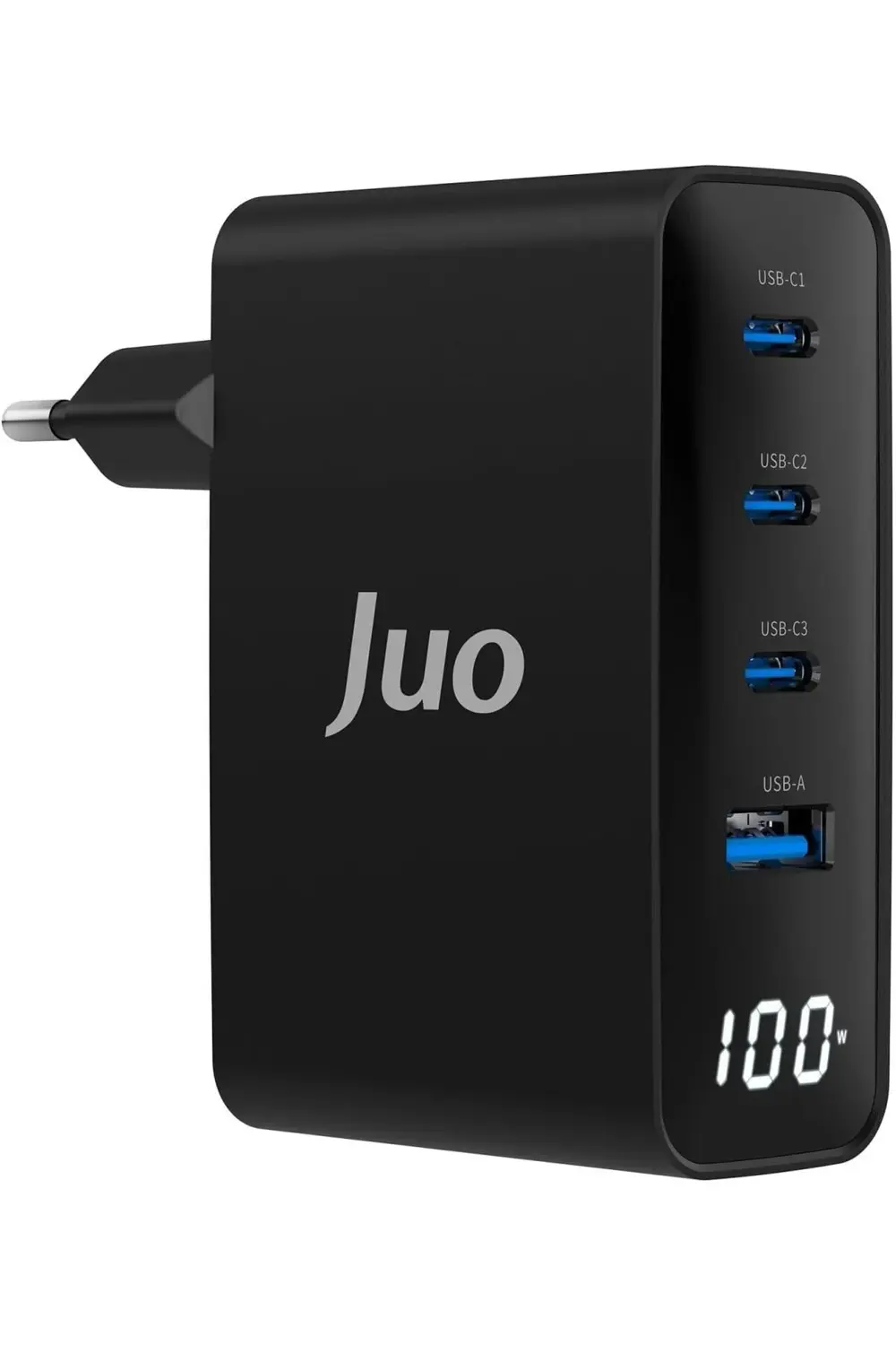 100W GaN Led Ekranlı 3 Type-C + USB-A Hızlı Şarj Cihazı & & Şarj