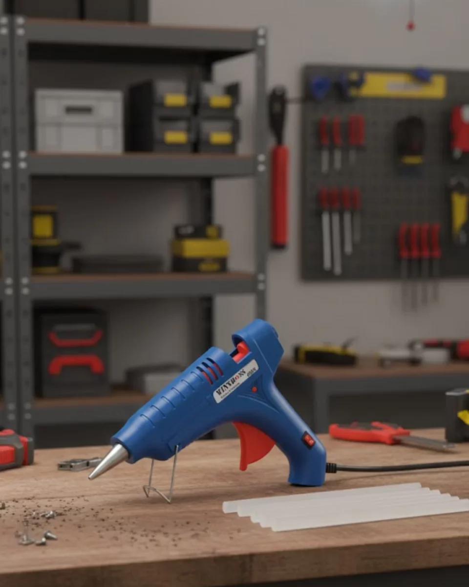 100W Hızlı Isınan Silikon Tabancası 11mm Uyumlu Güçlü Yapıştırma Aracı