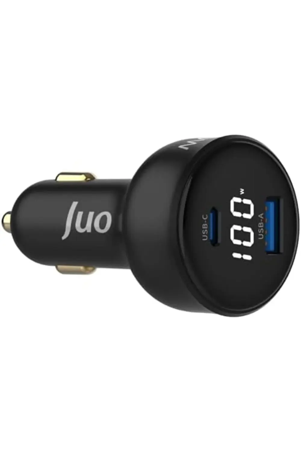 100W Led Ekranlı Type-C + USB-A Araç Şarj Aleti iPhone & Android