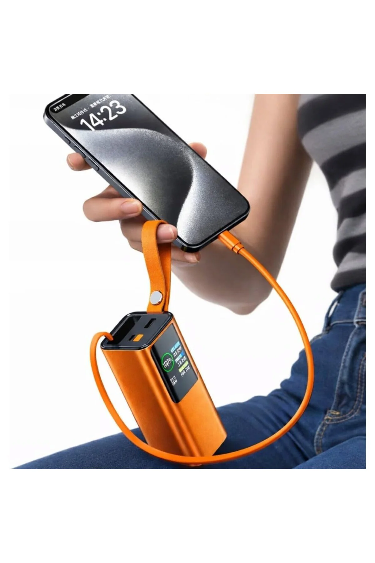 100W Ultra Hızlı Şarj Powerbank 20000 mAh PD 3.0 Taşınabilir Şarj