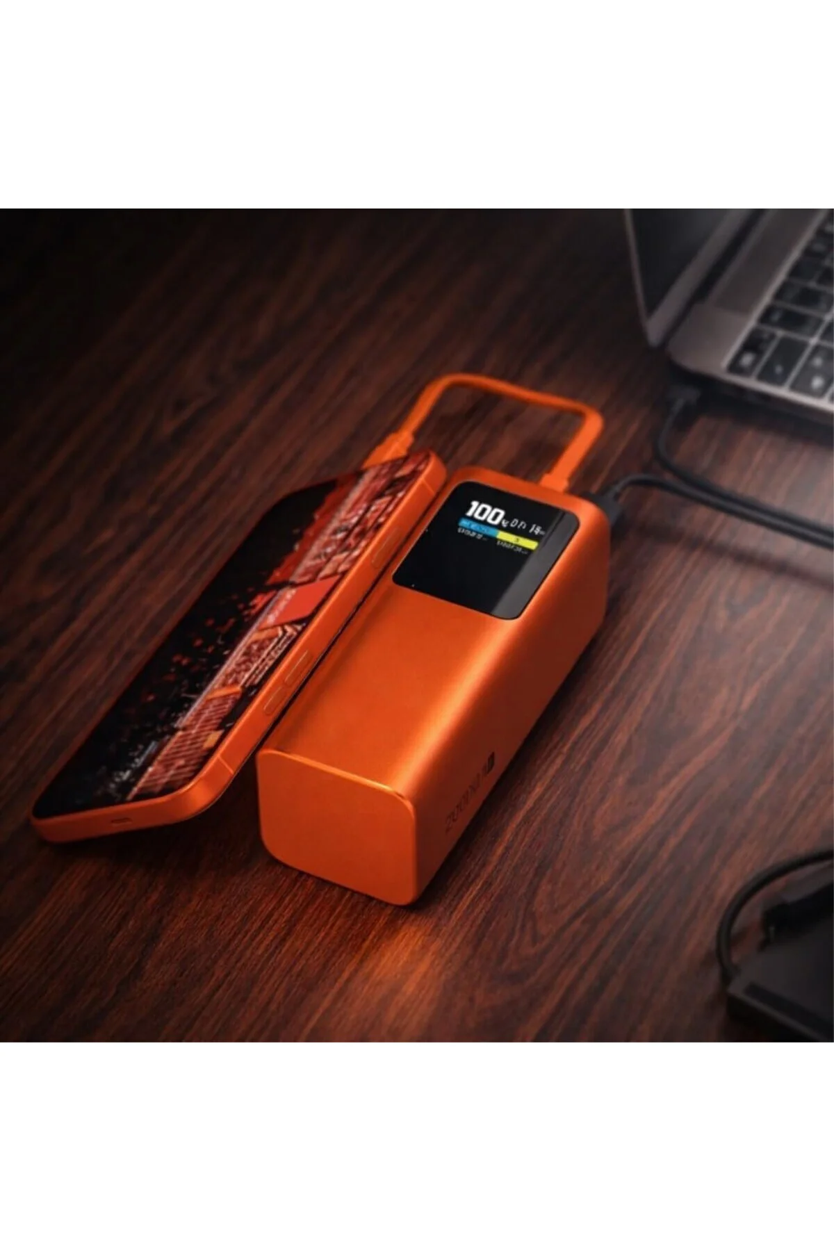 100W Ultra Hızlı Şarj Powerbank 20000 mAh PD 3.0 Taşınabilir Şarj