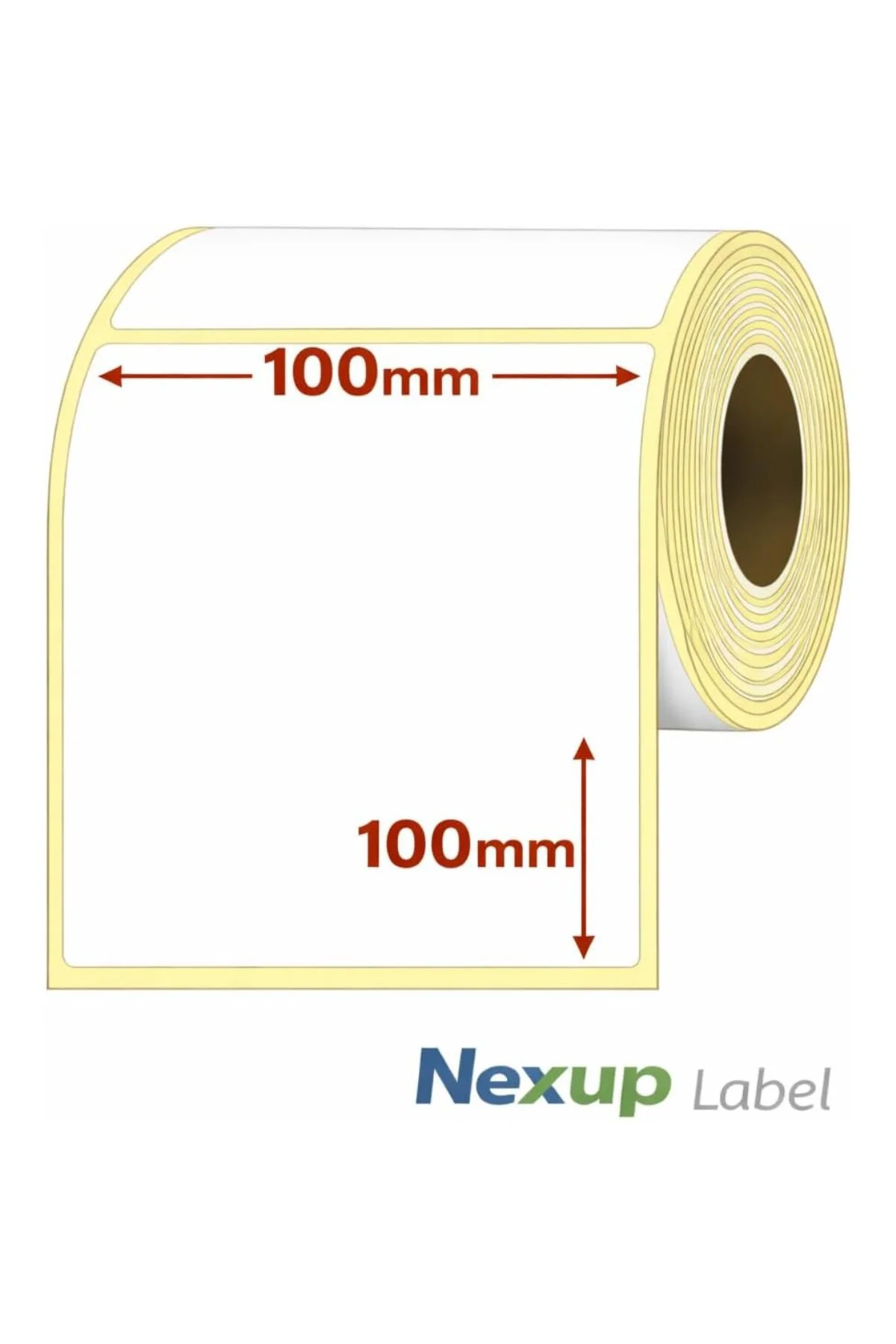 100x100 mm Termal Etiket, Barkod/Adres/Kargo Termal Etiketleri, Z
