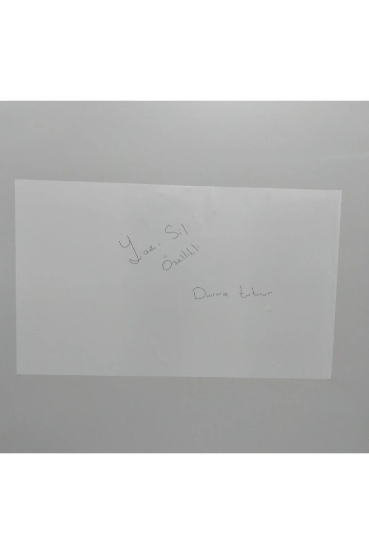 100x60cm Sade Beyaz Kağıt Tahta