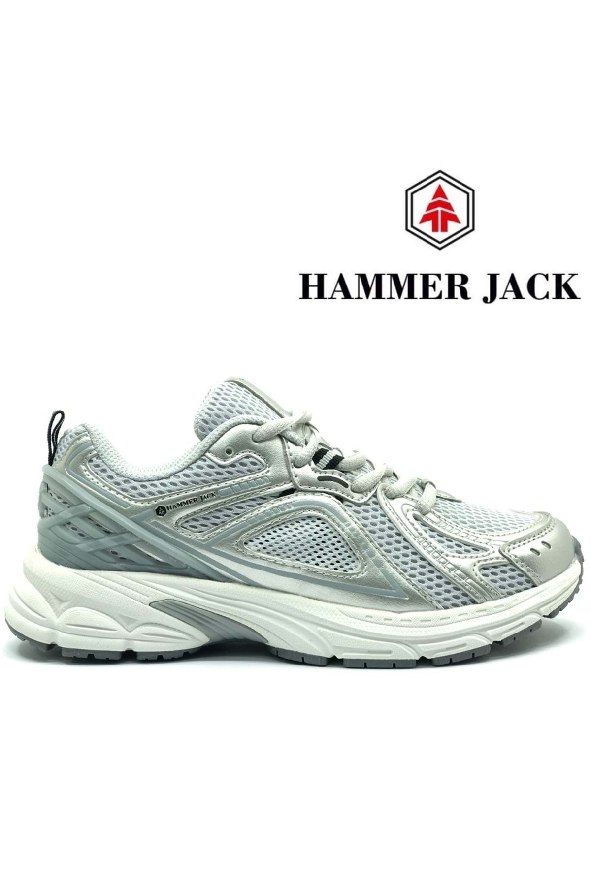Hammer Jack 101-25028 Hamlet Koşu Ayakkabısı Unisex Spor Ayakkabı Gümüş