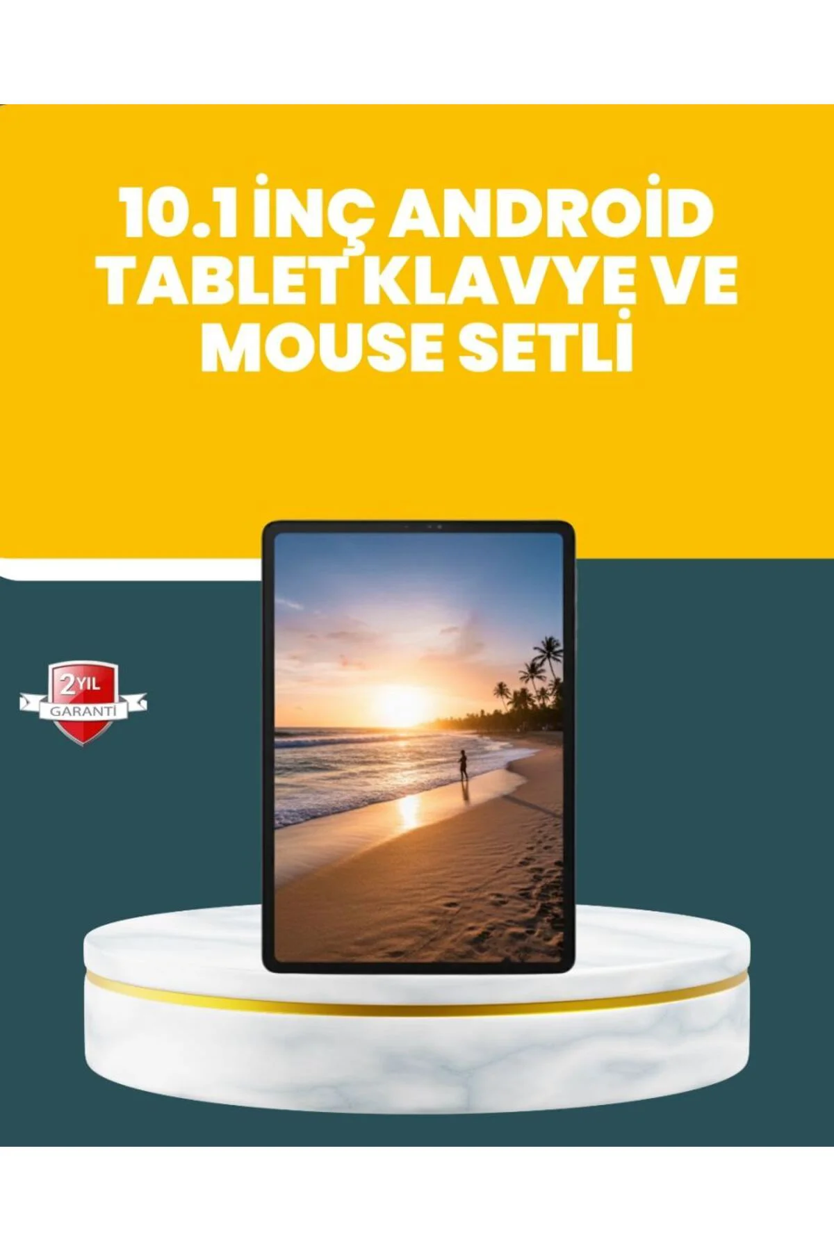 10.1 İnç Ips Ekranlı Android Tablet Bilgisayar Seti