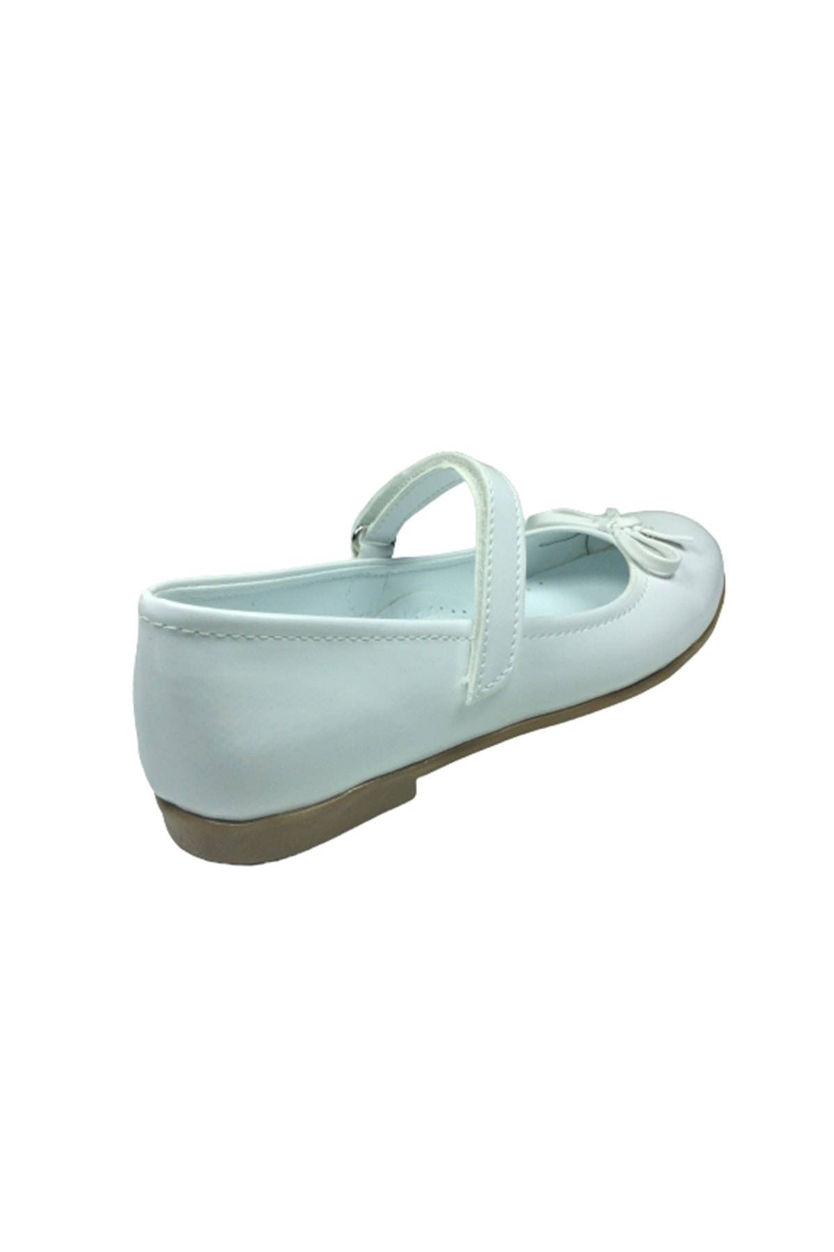 Ortopedikal 1010 Ort Emt Filet Beyaz Rugan Babet Kiz Çocuk Abiye Ayakkabi Fan