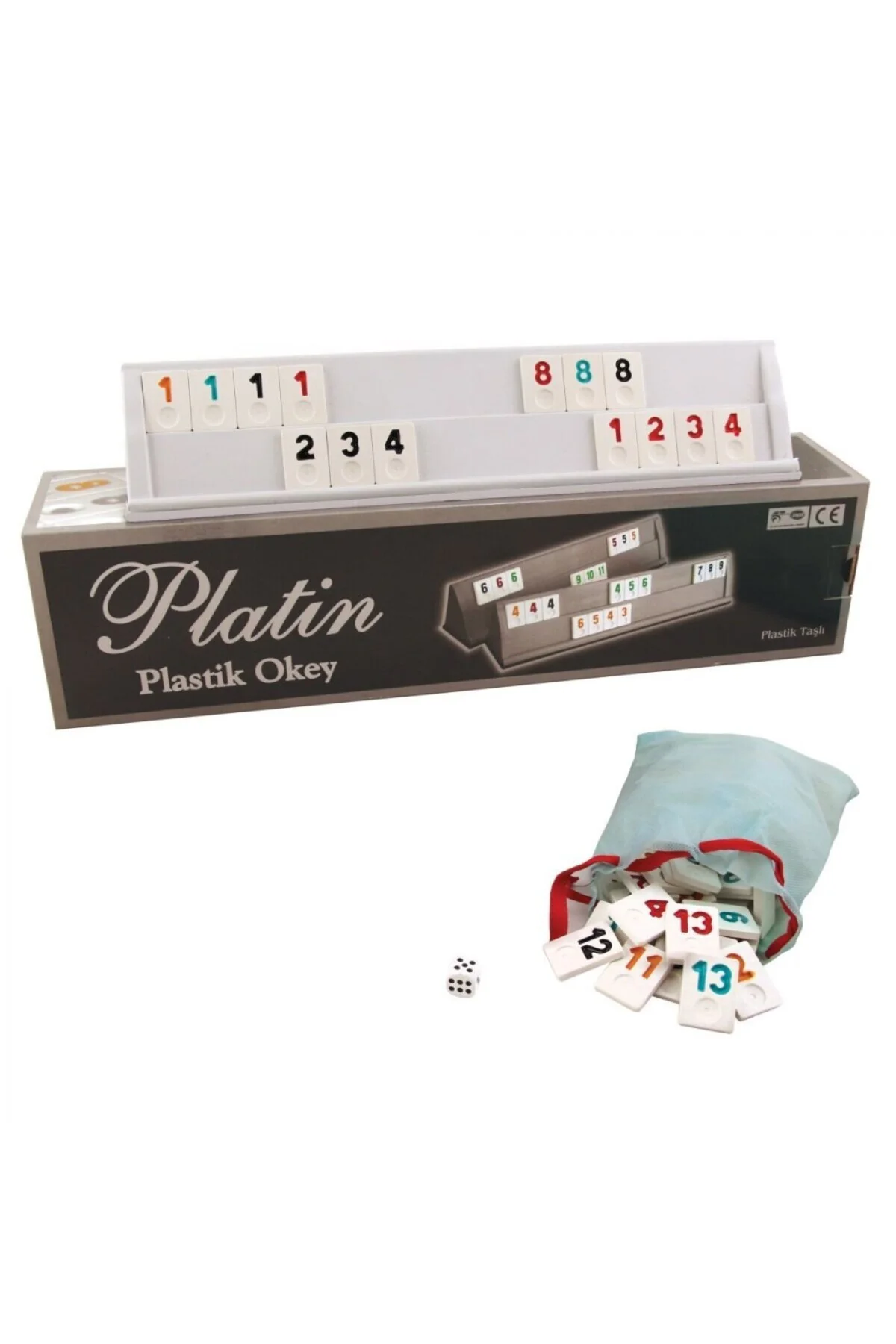 1010211 Platin Plastik Okey Takımı -Starokey 1010211 Platin Plastik Okey Takımı -Starokey