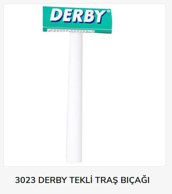 10103   Derby Tek Bıçaklı Traş Bıçağı 13lu