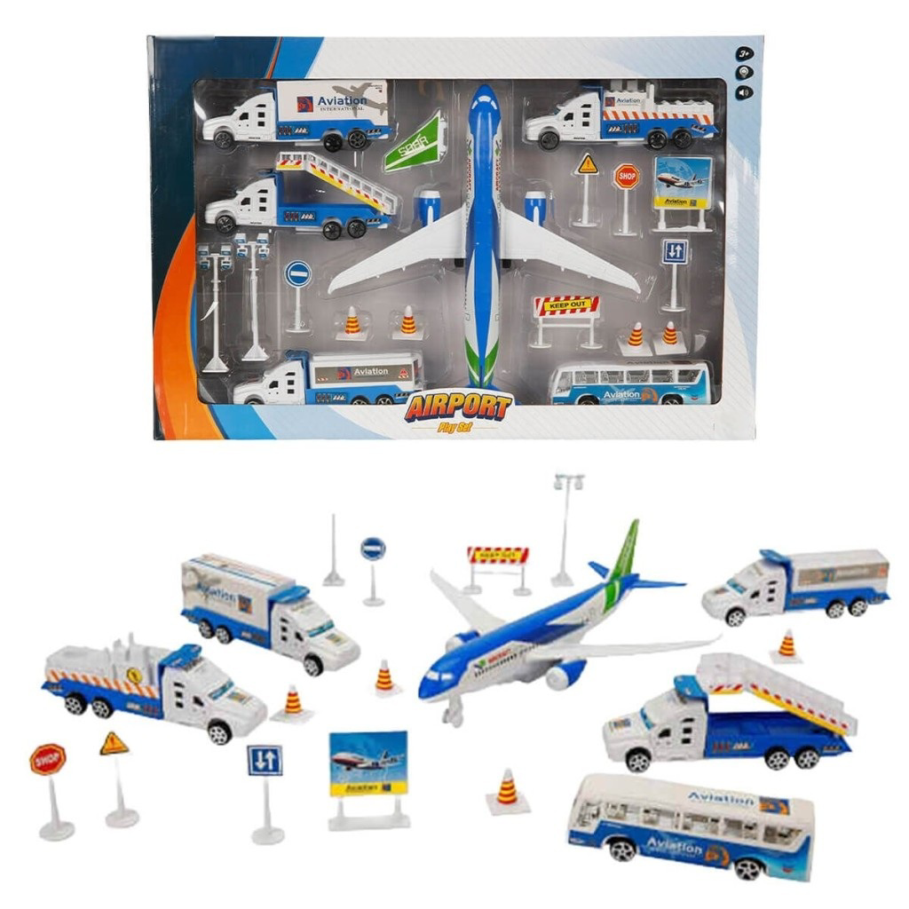 1012381 YFN MXX OYUN SET HAVAALANI UÇAKLI SES IŞIKLI BYK MV
