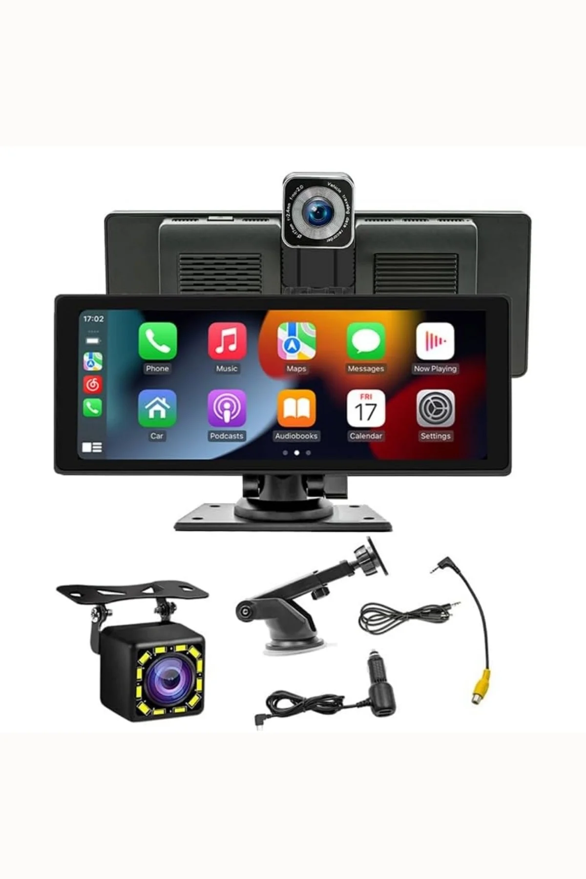 10.2" Ekranlı CarPlay ve Android Auto Uyumlu Universal Araç İçi Multimedya Monitörü