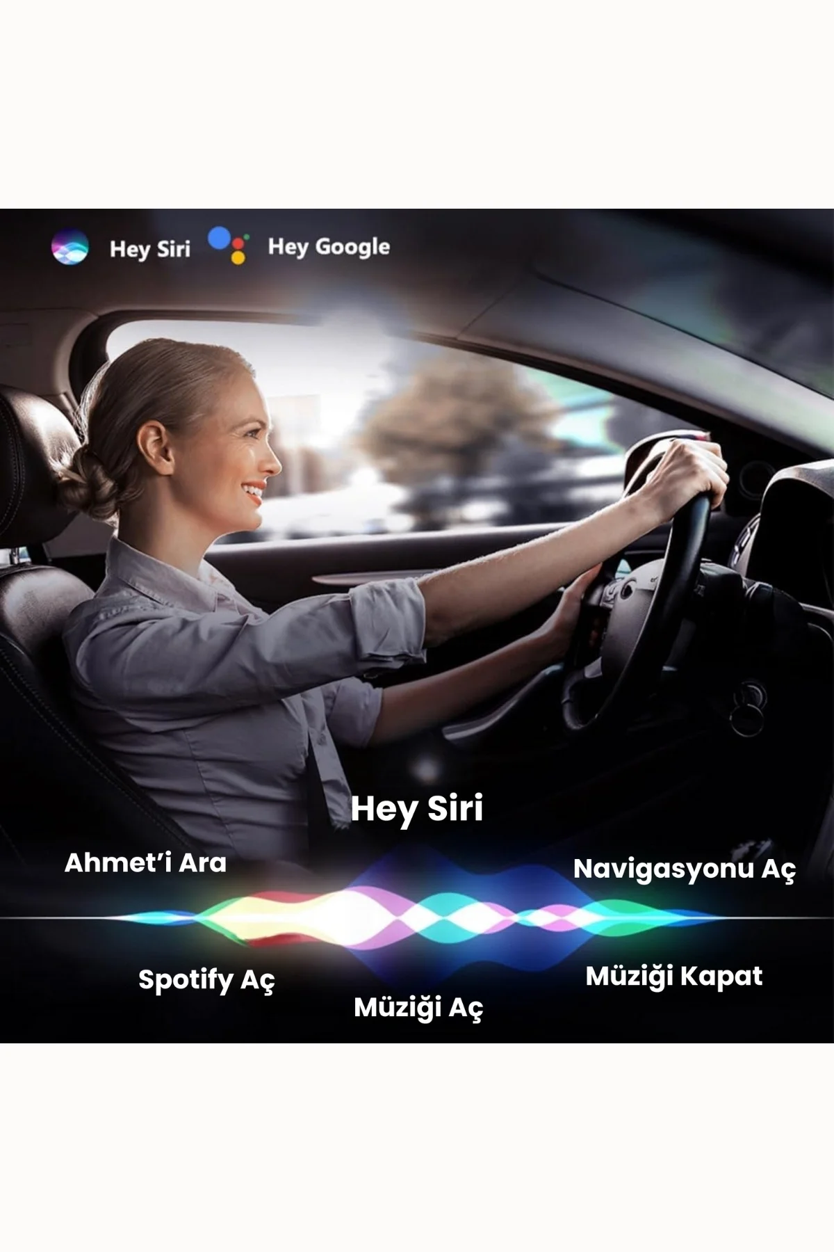 10.2" Ekranlı CarPlay ve Android Auto Uyumlu Universal Araç İçi Multimedya Monitörü