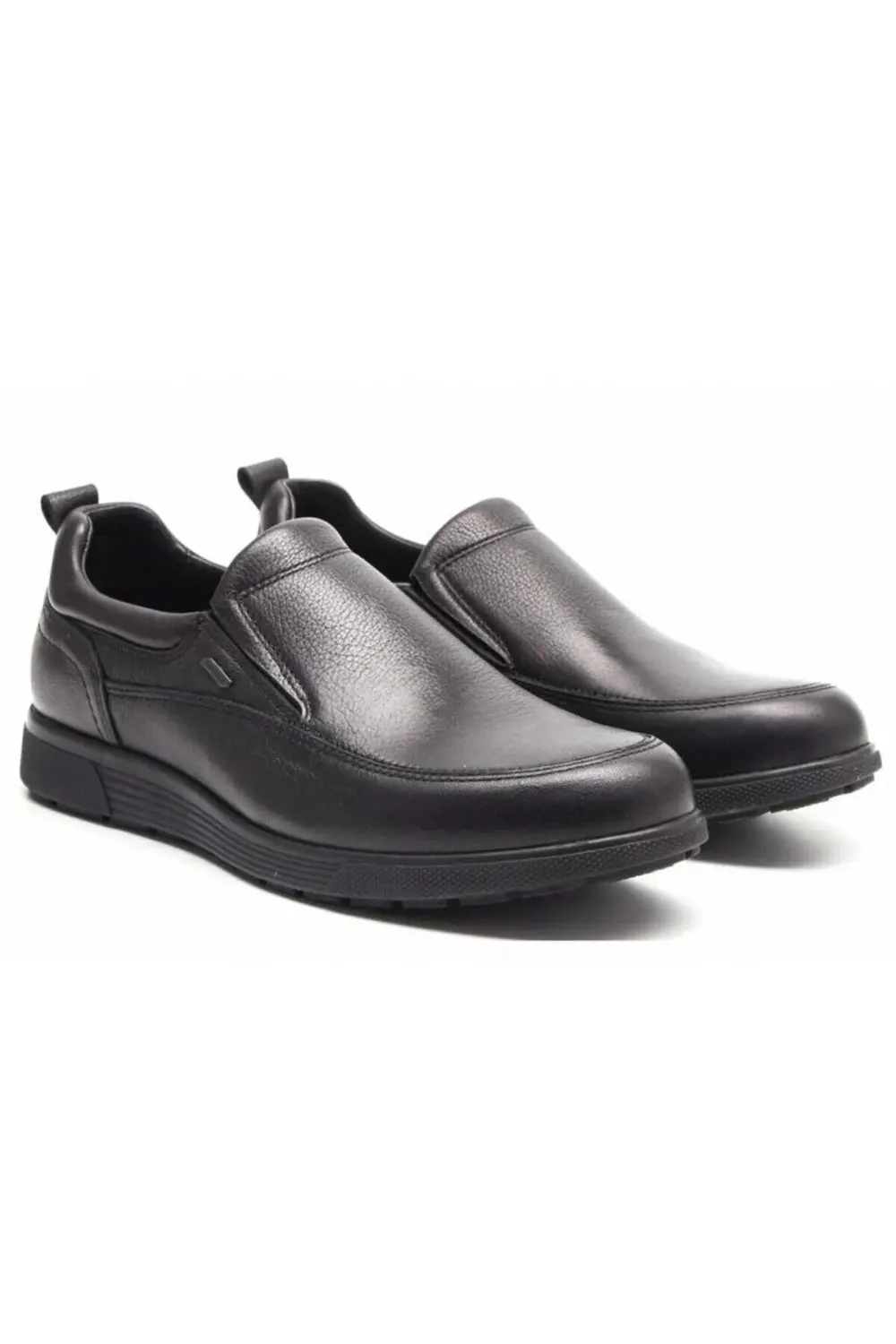 10205 Siyah Hakiki Deri Erkek Confort Ayakkabı