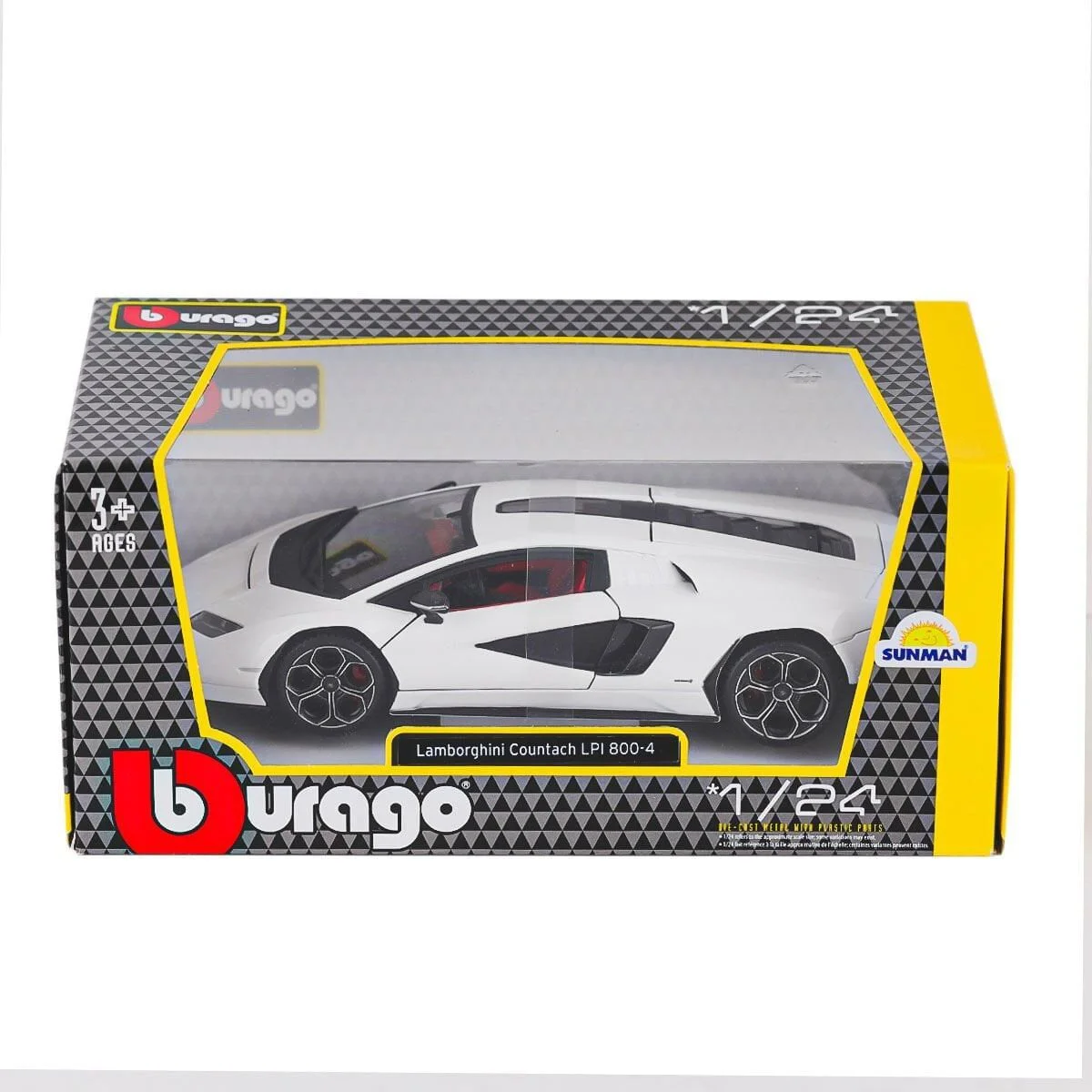 1021102 Burago Lamborghini Countach LPI 800-4 1:24 -Sunman Fiyatı, Yorumları ve Özellikleri