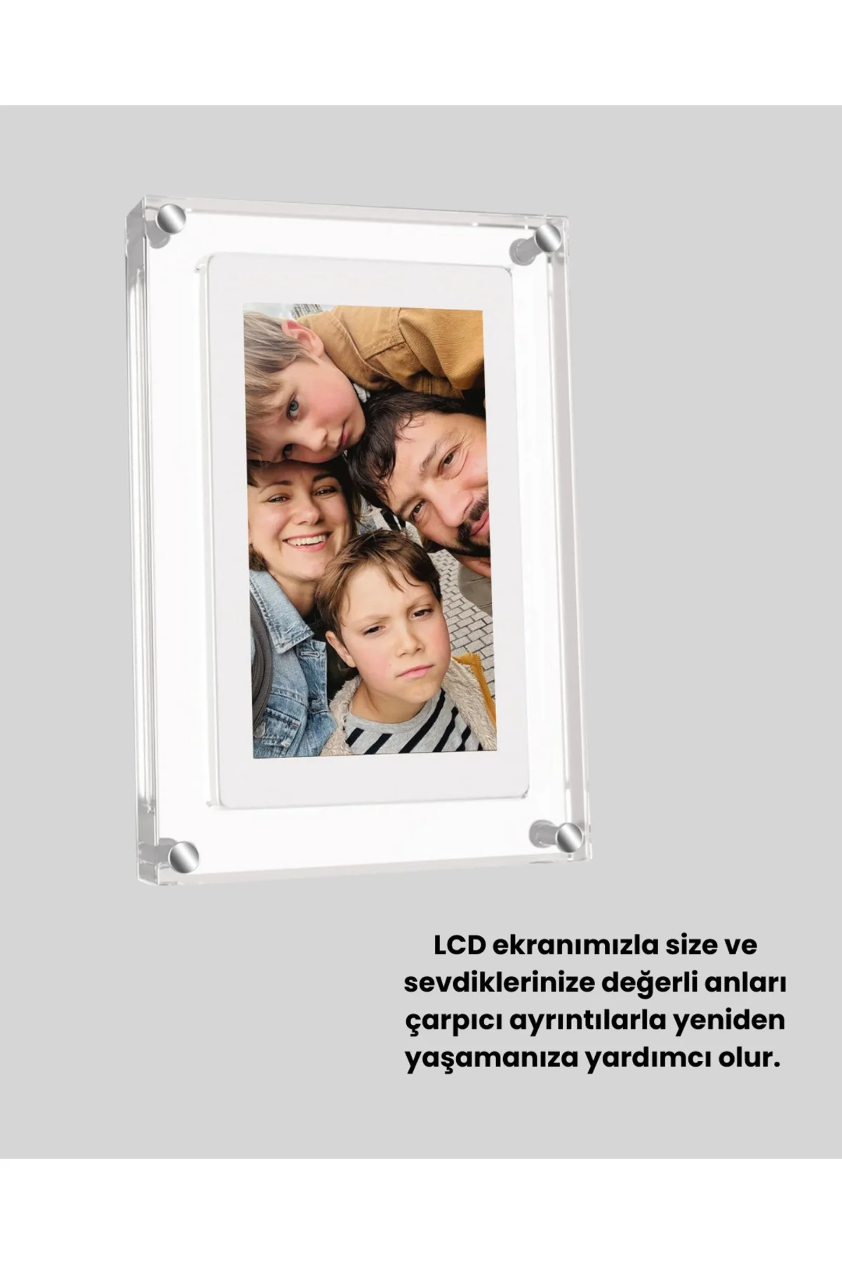 1024x600 Çözünürlüklü 7 İnç Dijital Görüntü Çerçevesi – Canlı ve 