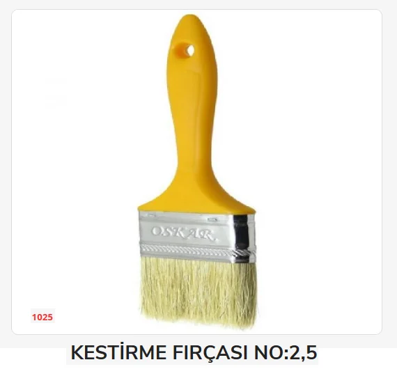 1025   Oskar Plastik Saplı Kestirme Fırçası No:2,5