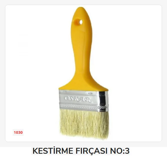 1030   Oskar Plastik Saplı Kestirme Fırçası No:3