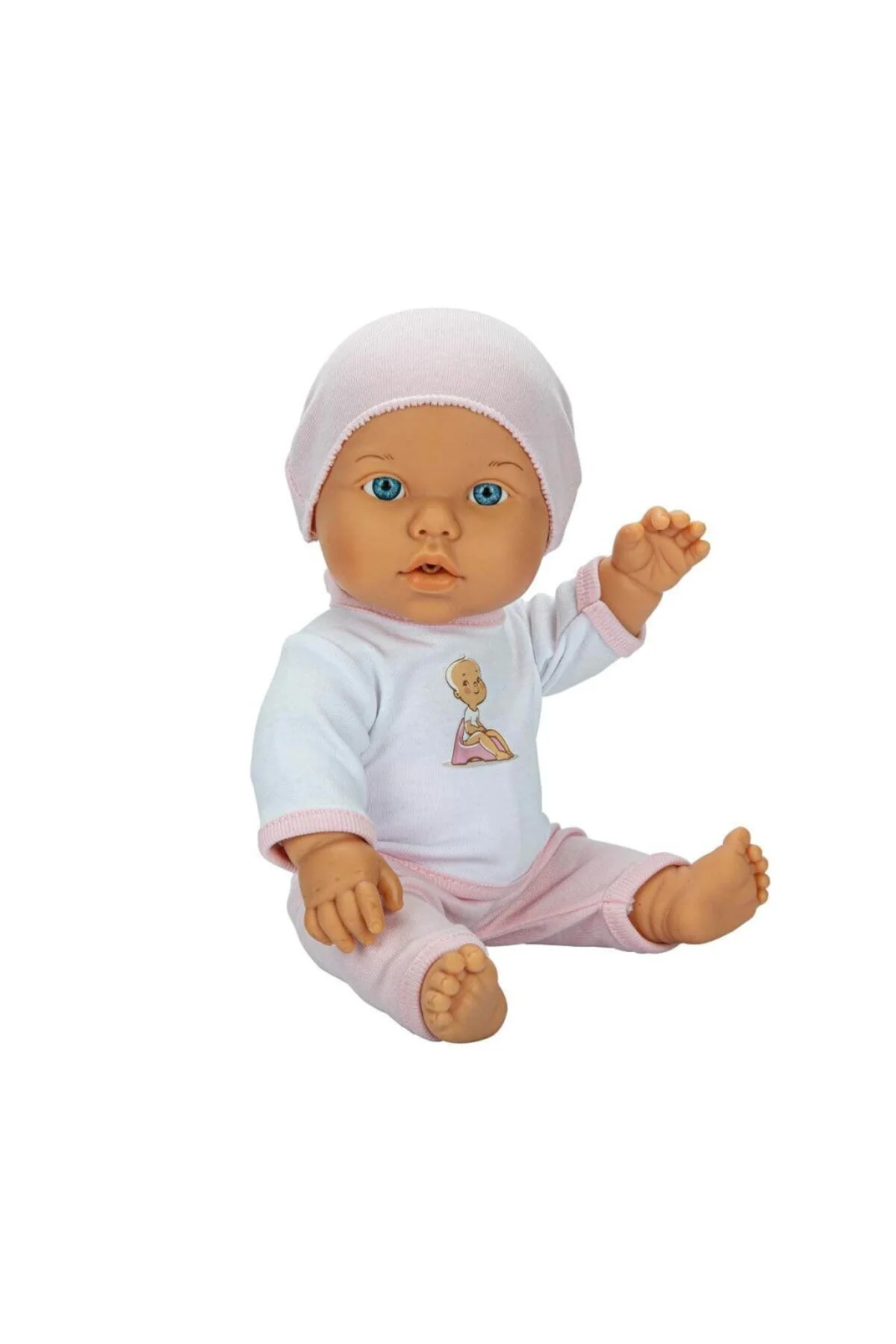 1030141 Sesli Tuvalet Zamanı Bebek Seti 32 cm -NessiWorld