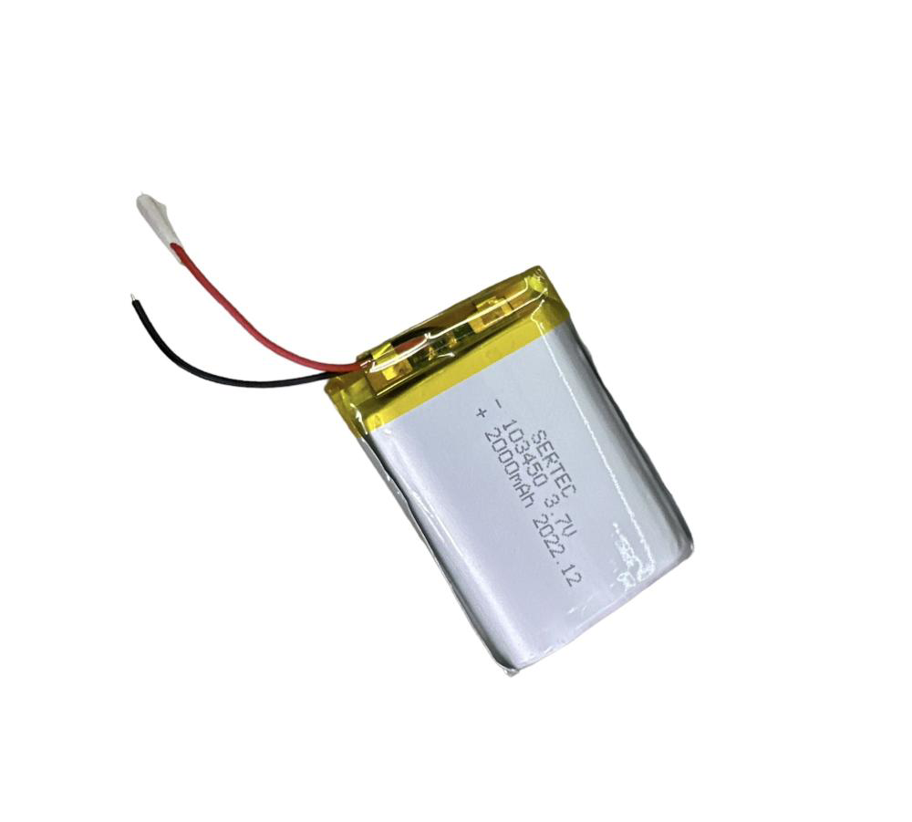 103450 3.7V 2000 MAh Li-Polymer Pil Devreli/1.5A 103450 3.7V 2000 MAh Li-Polymer Pil Devreli/1.5A
