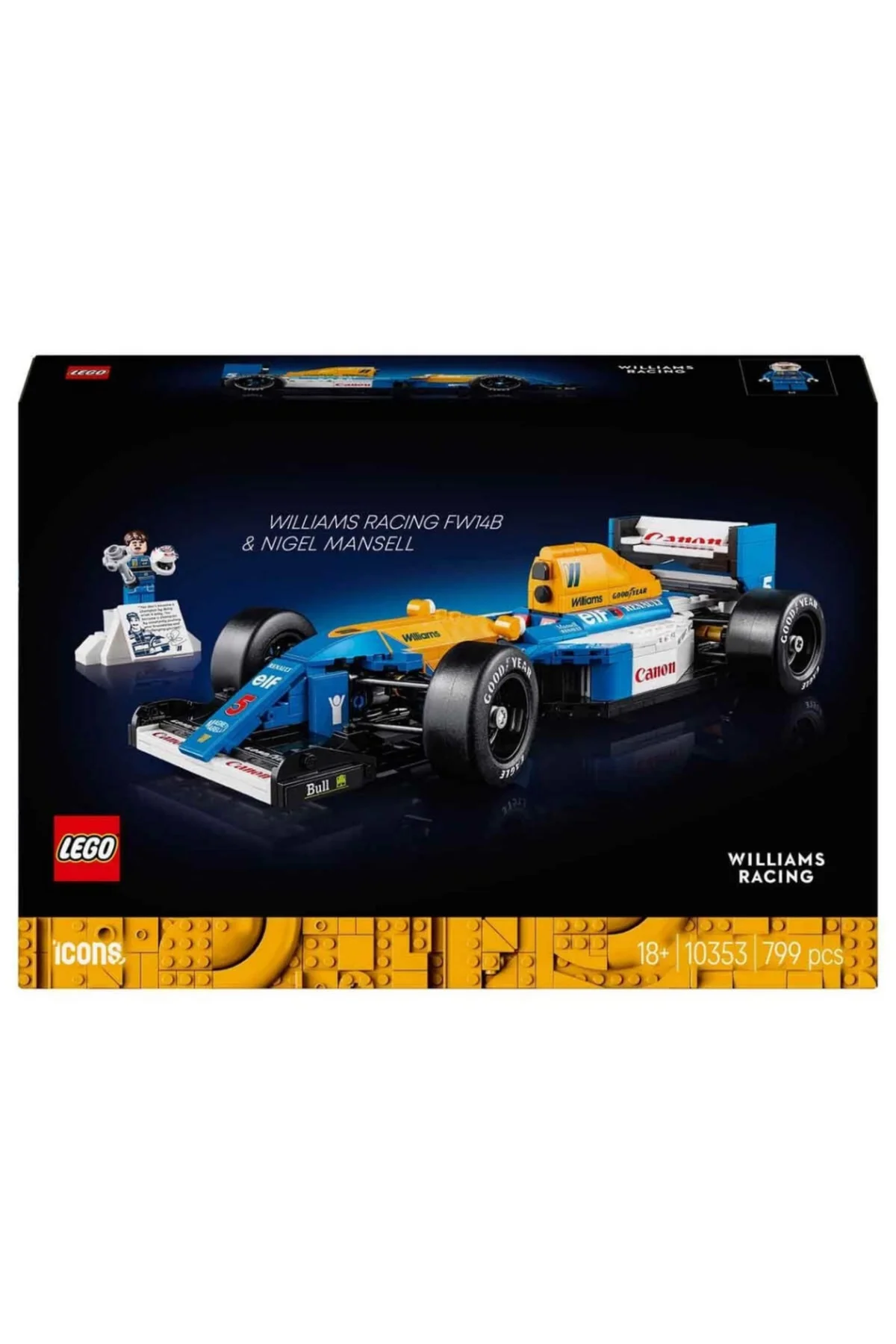 10353 Williams Racing FW14B ve Nigel Mansell 10353 parça +18 yaş/TrendXTicaret