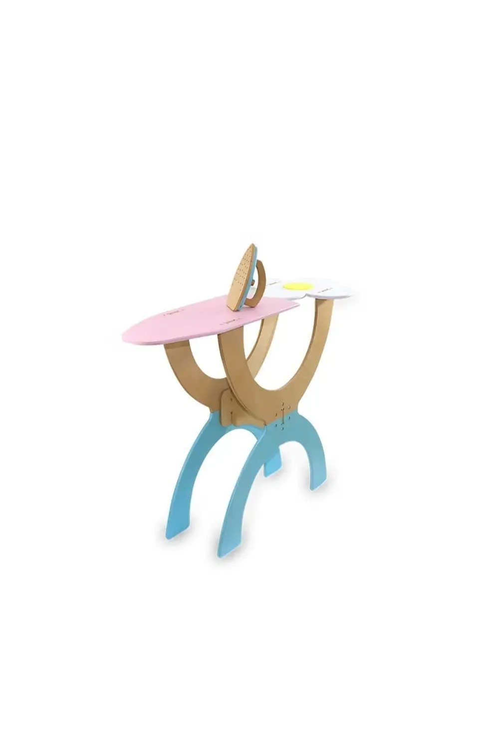 1038 Ahşap Ütü Masası Seti -Lulubere Oyuncak