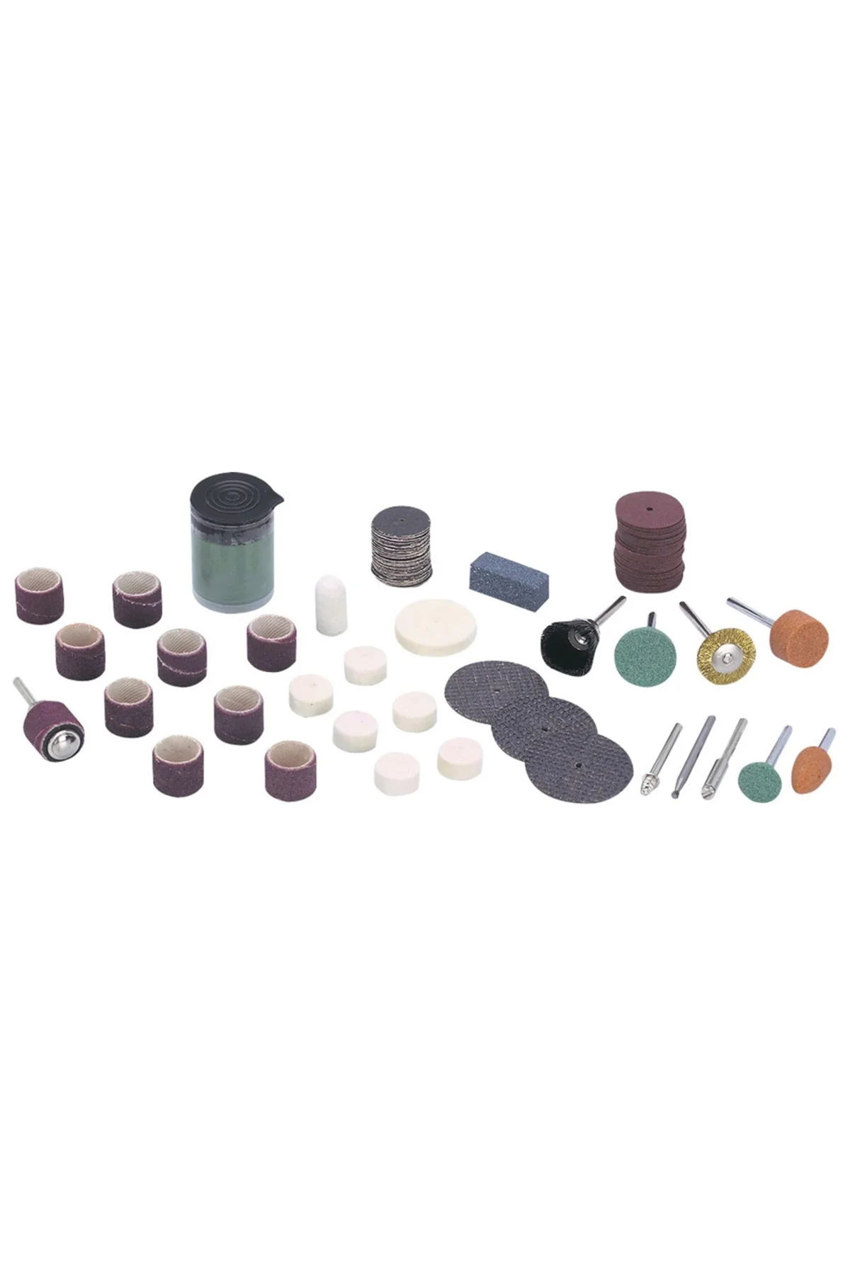 105 Parça Taşlama Zımpara Dremel Gravür Oyma Aksesuar Set ( Lisin