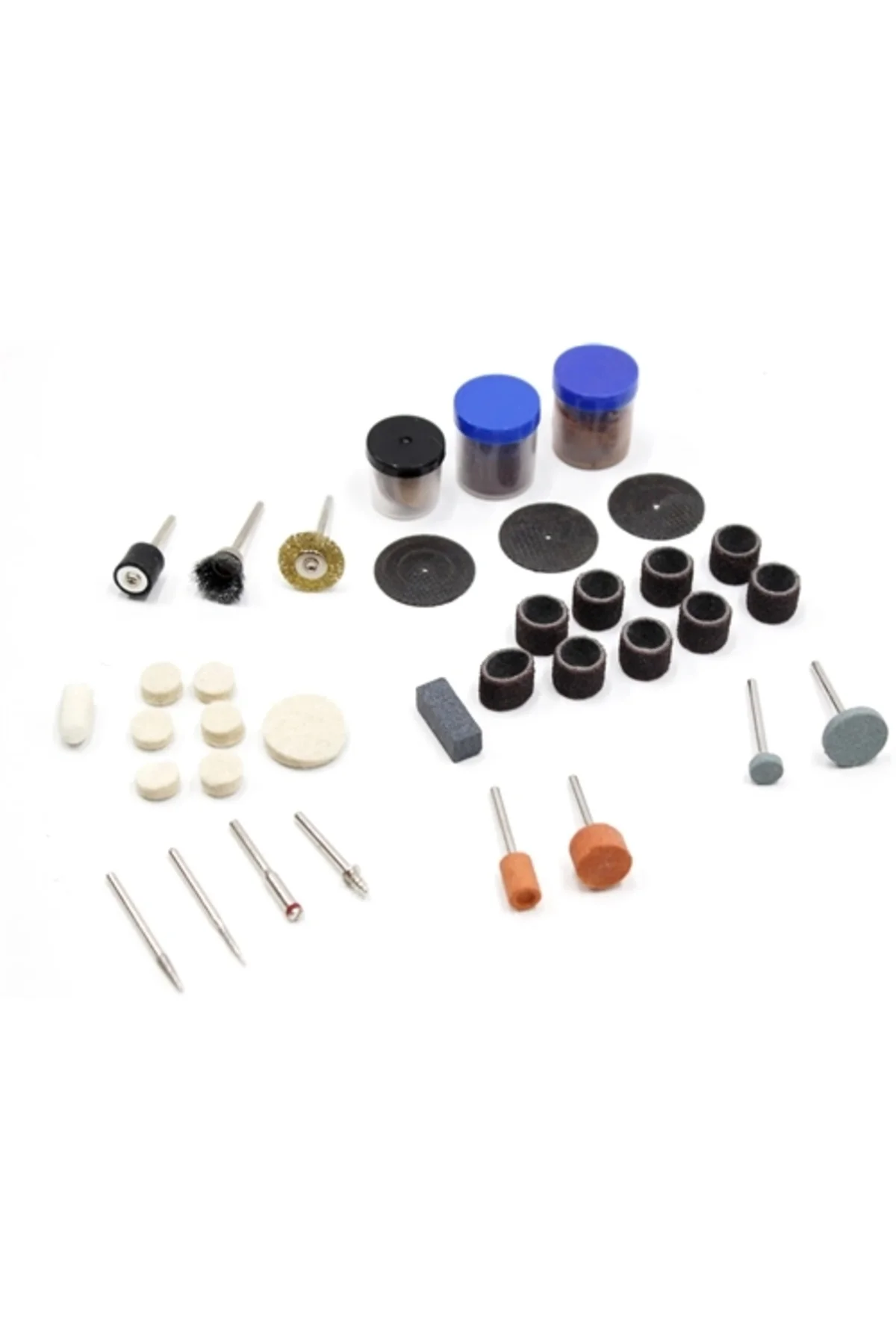 105 Parça Taşlama Zımpara Dremel Gravür Oyma Aksesuar Set ( Lisin