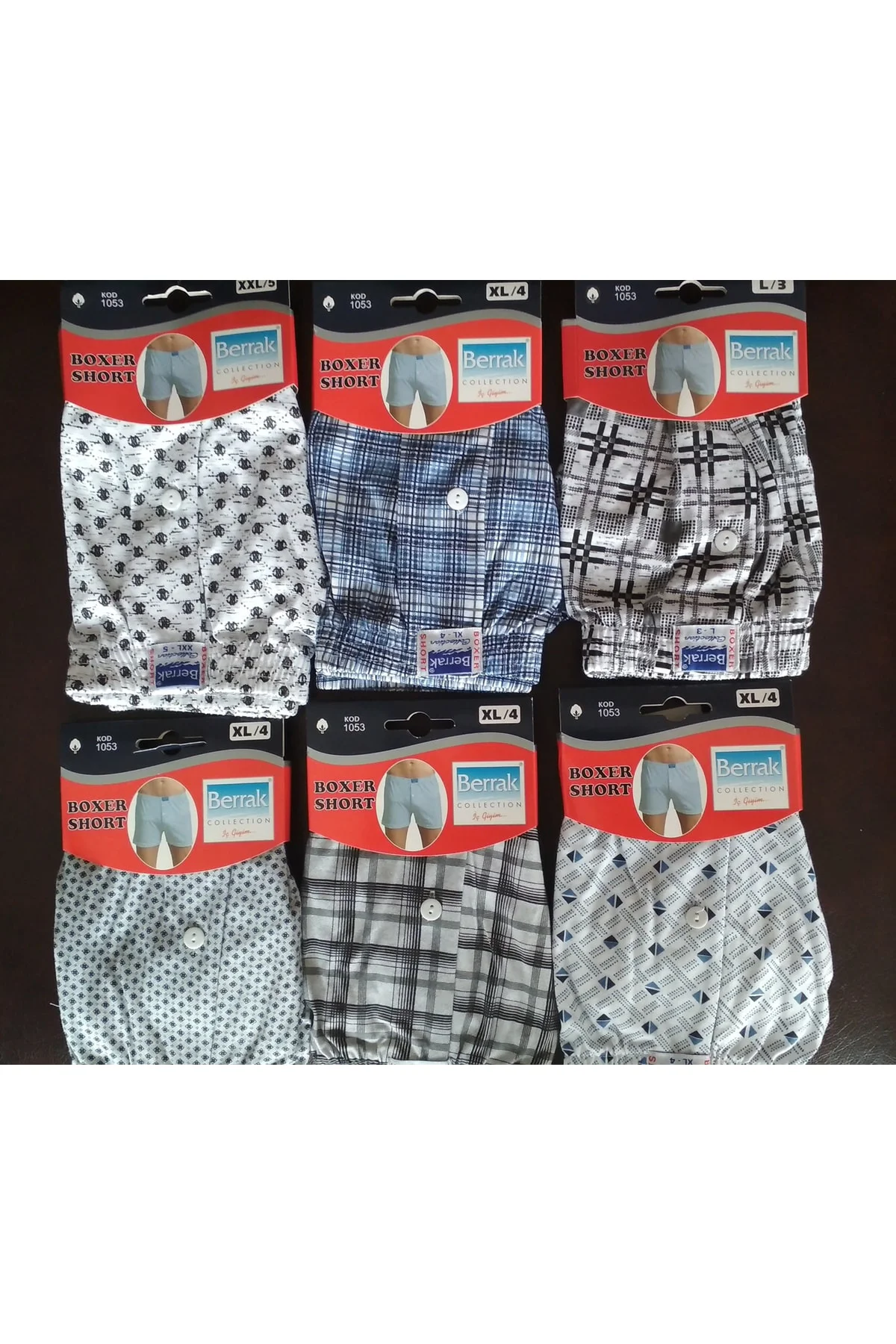 1053 Erkek Boxer Pamuklu 11 Li Paket - Görsel 4