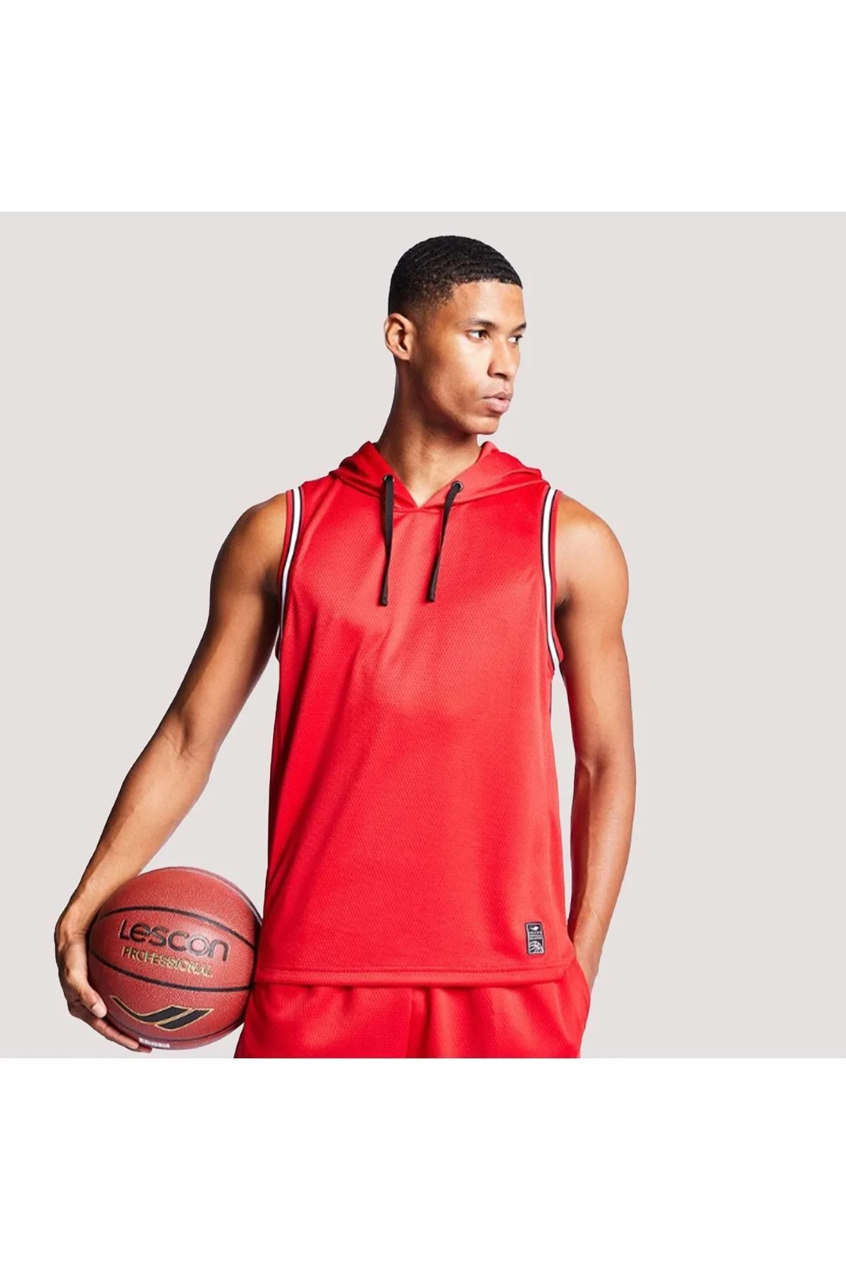 1056 Basketbol Kolsuz Üst - Kırmızı - XL