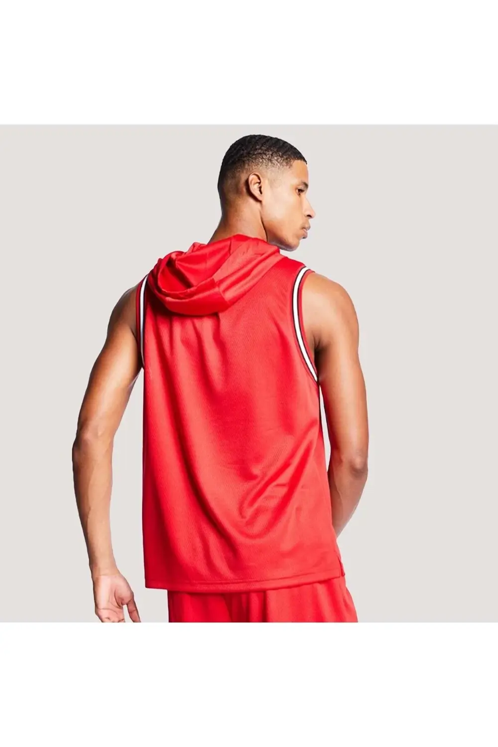 1056 Basketbol Kolsuz Üst - Kırmızı - M