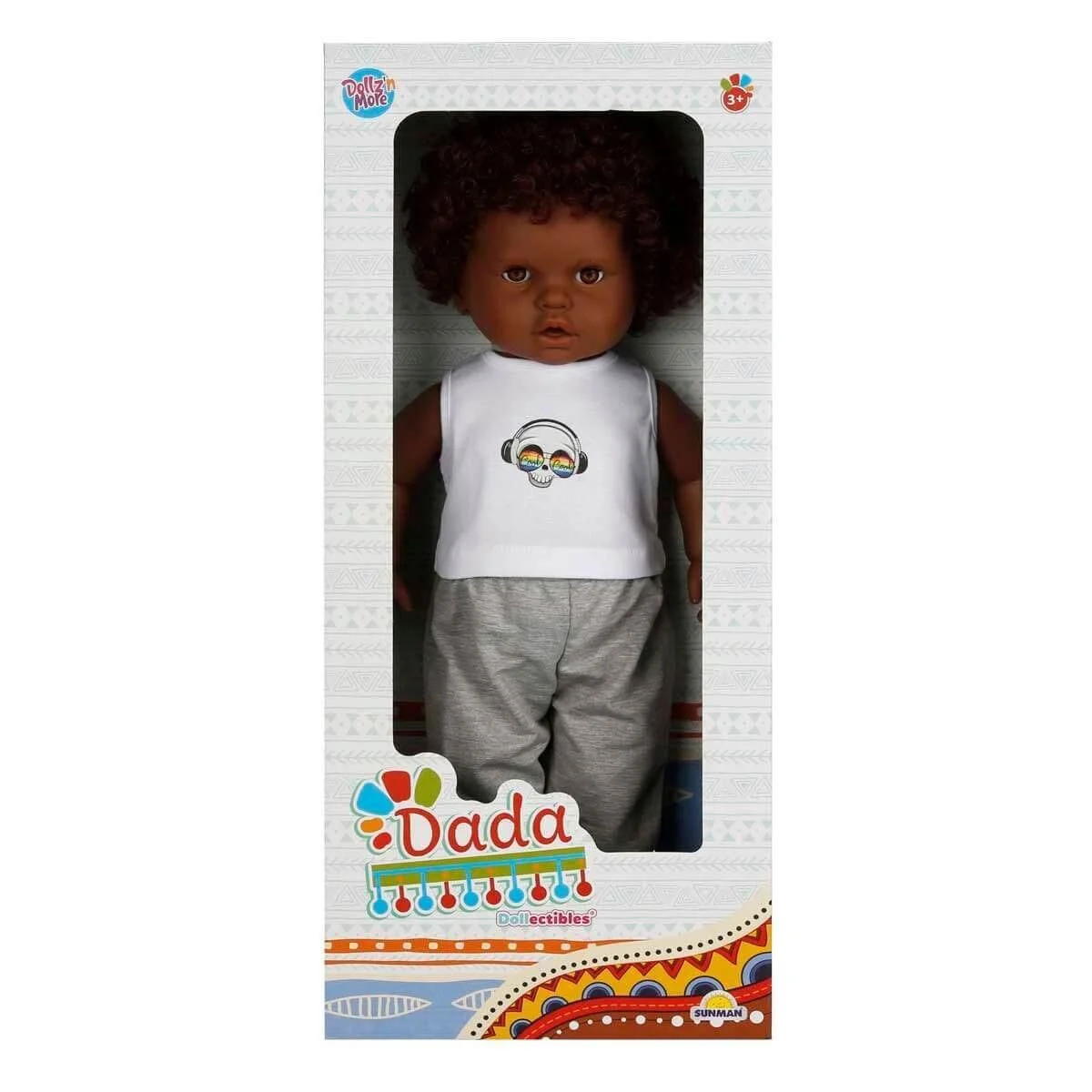 1060091 Dada Kıvırcık lı Bebek 60 cm -Sunman Fiyatı, Yorumları ve Özellikleri