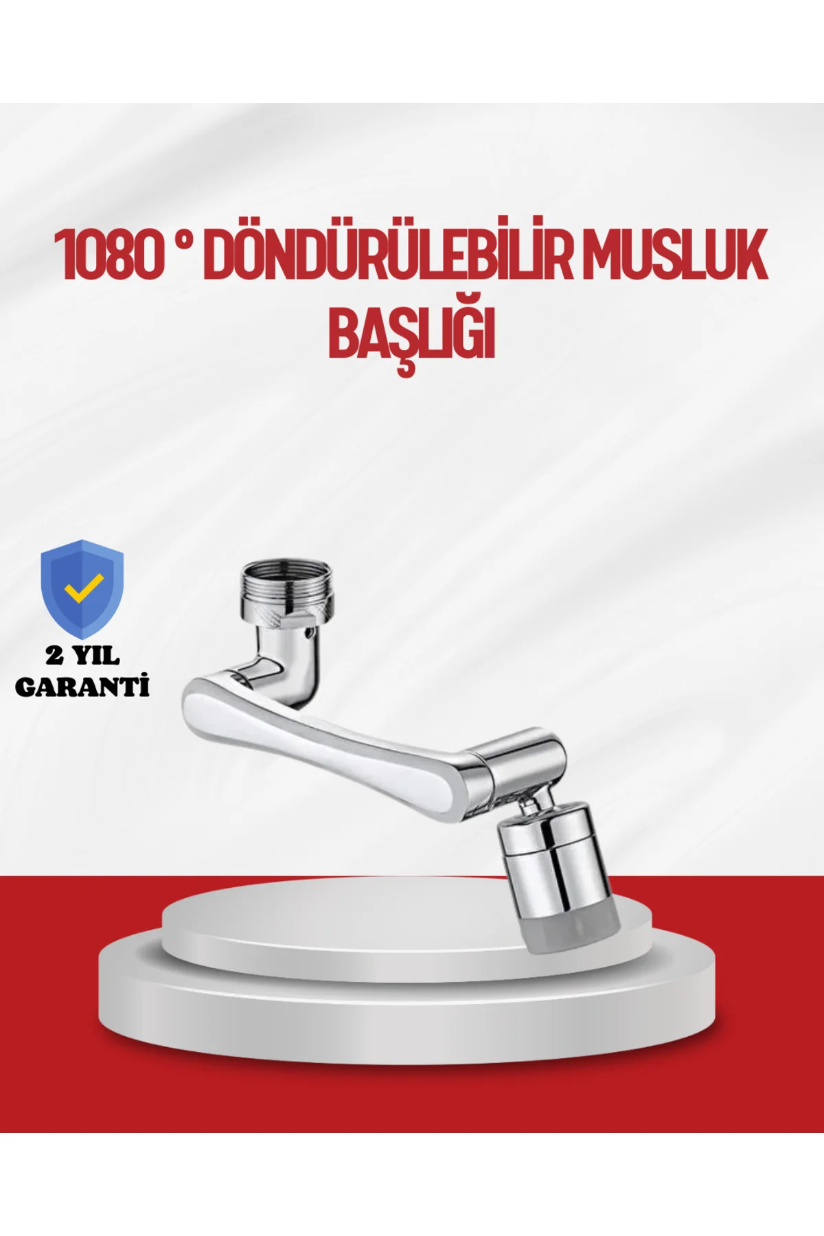1080° Çok Yönlü Musluk Aparatı Püskürtme ve Köpük Akışlı