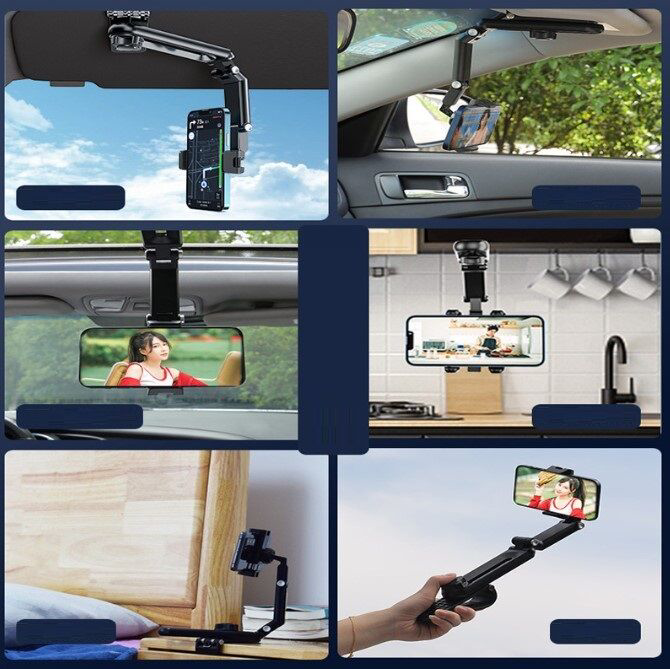 1080° Dönebilen Çok Fonksiyonlu Telefon Tutucu CM-103